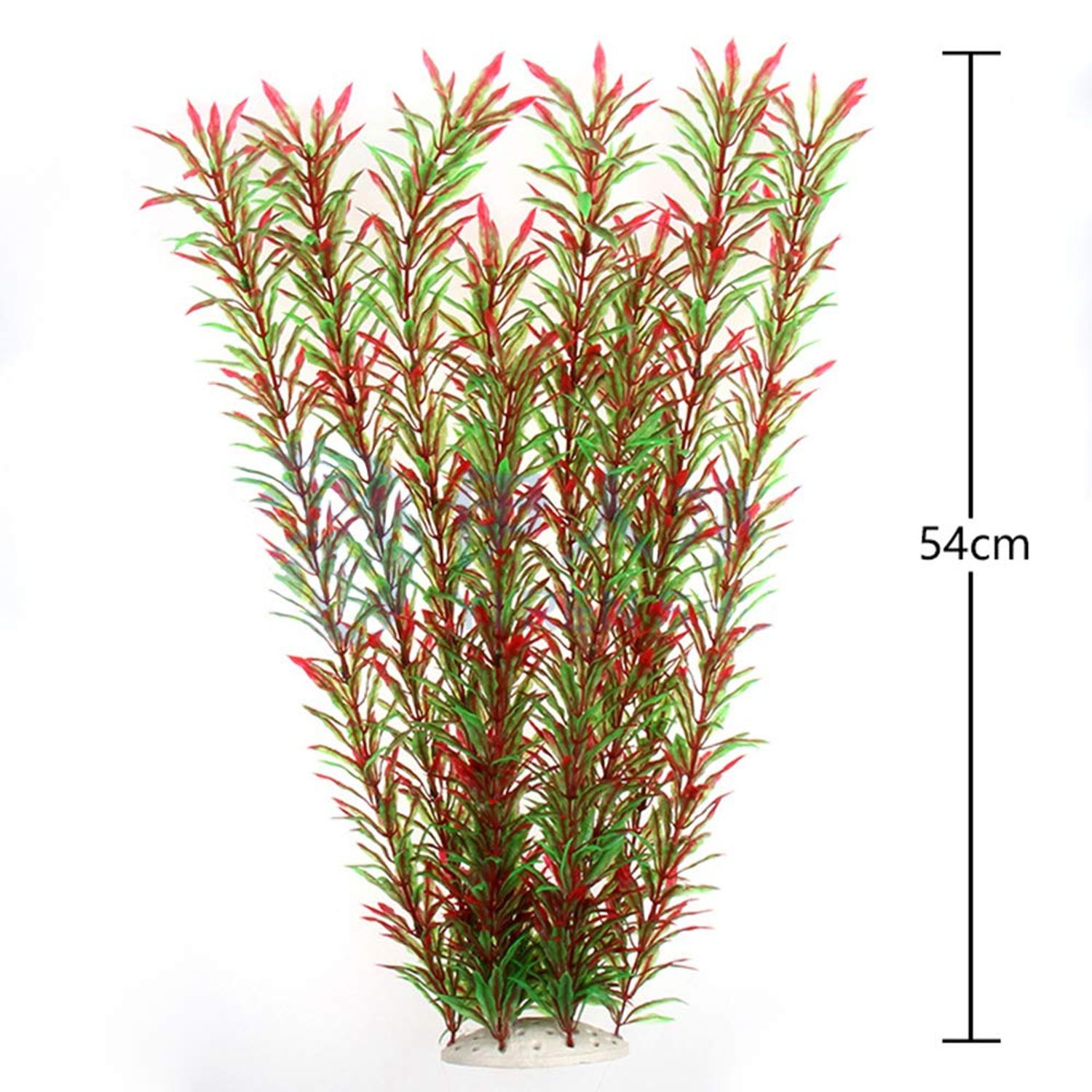 Norgail Large Aquarium Plants Artificial Plastic Fish Tank Plants Decoration Ornaments Safe for All Fish 20 Inches Tall (3)