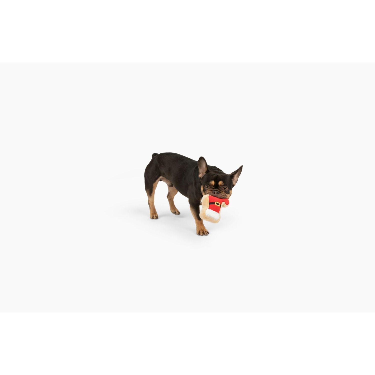 Midlee Santa Boot Sugar Cookie Dog Toy (Small)