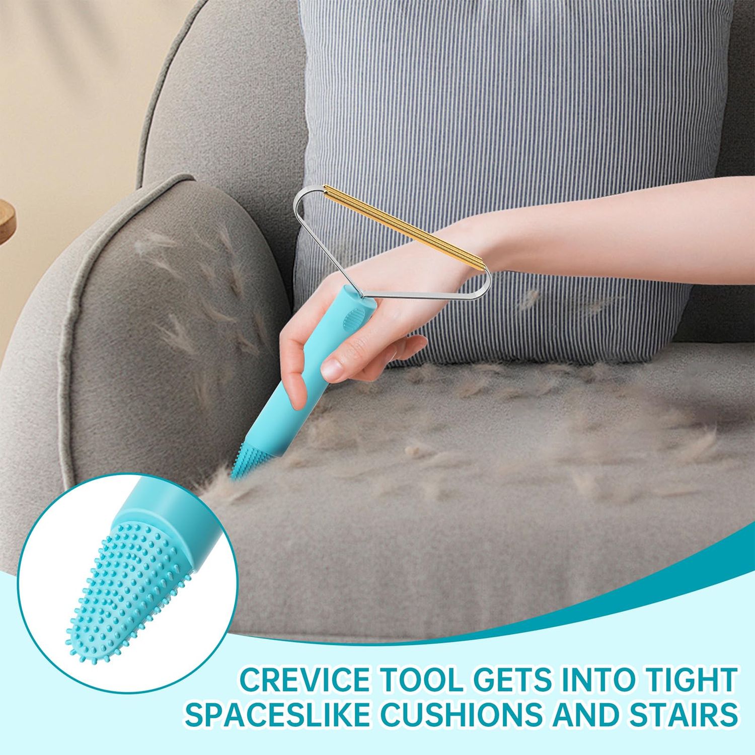 Pet Hair Removal Tool,Carpet Rake,Pet Hair Remover,Lint Remover,Pet Hair Removal Soft Rubber Sheet,Pet Hair Remover for Couch,Lint Shaver,Dog Hair Remover and Cat Hair Remover(3Pcs)