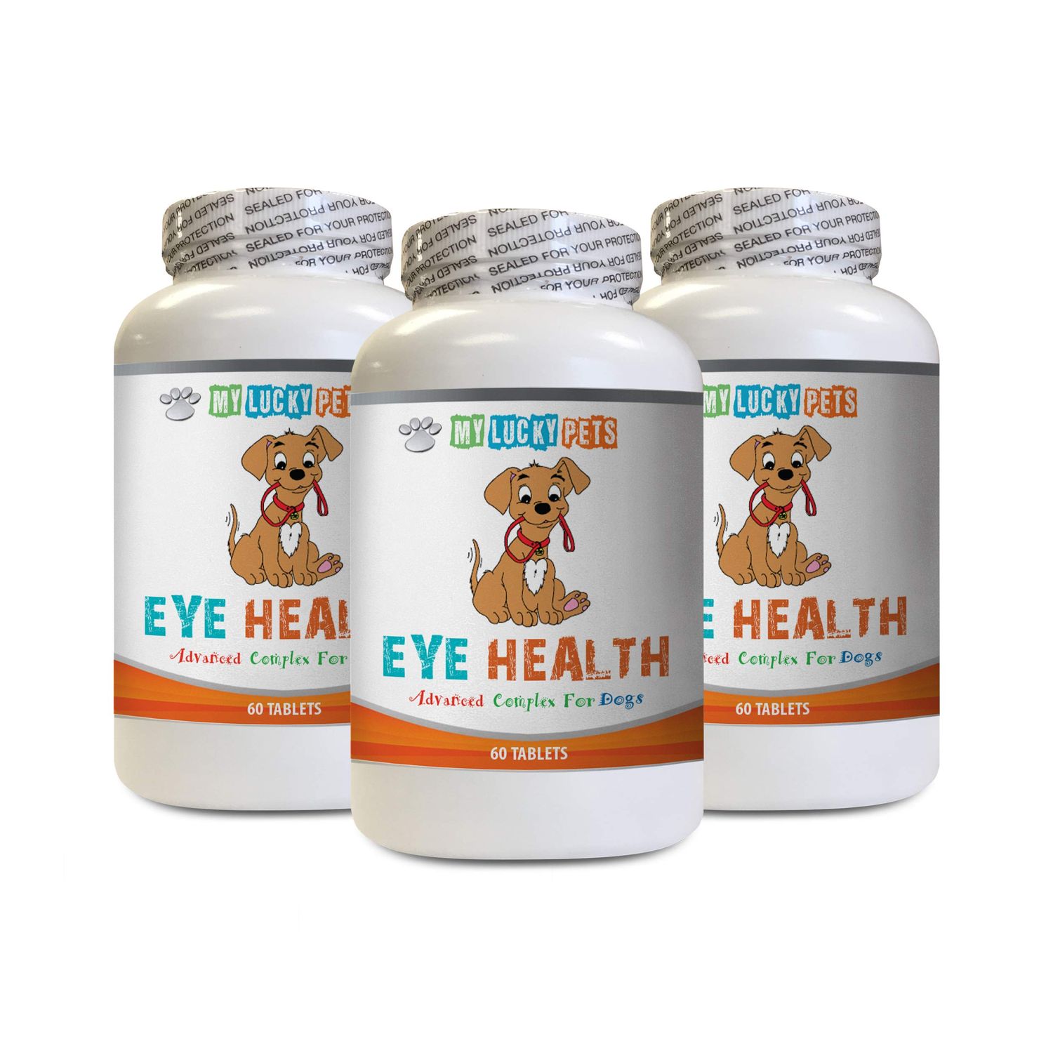 Dog Eye Health - Dog Eye Health - Advanced Formula - Benefits Vision - Immune Support - Dog Vitamin e - 3 Bottles (180 Treats)