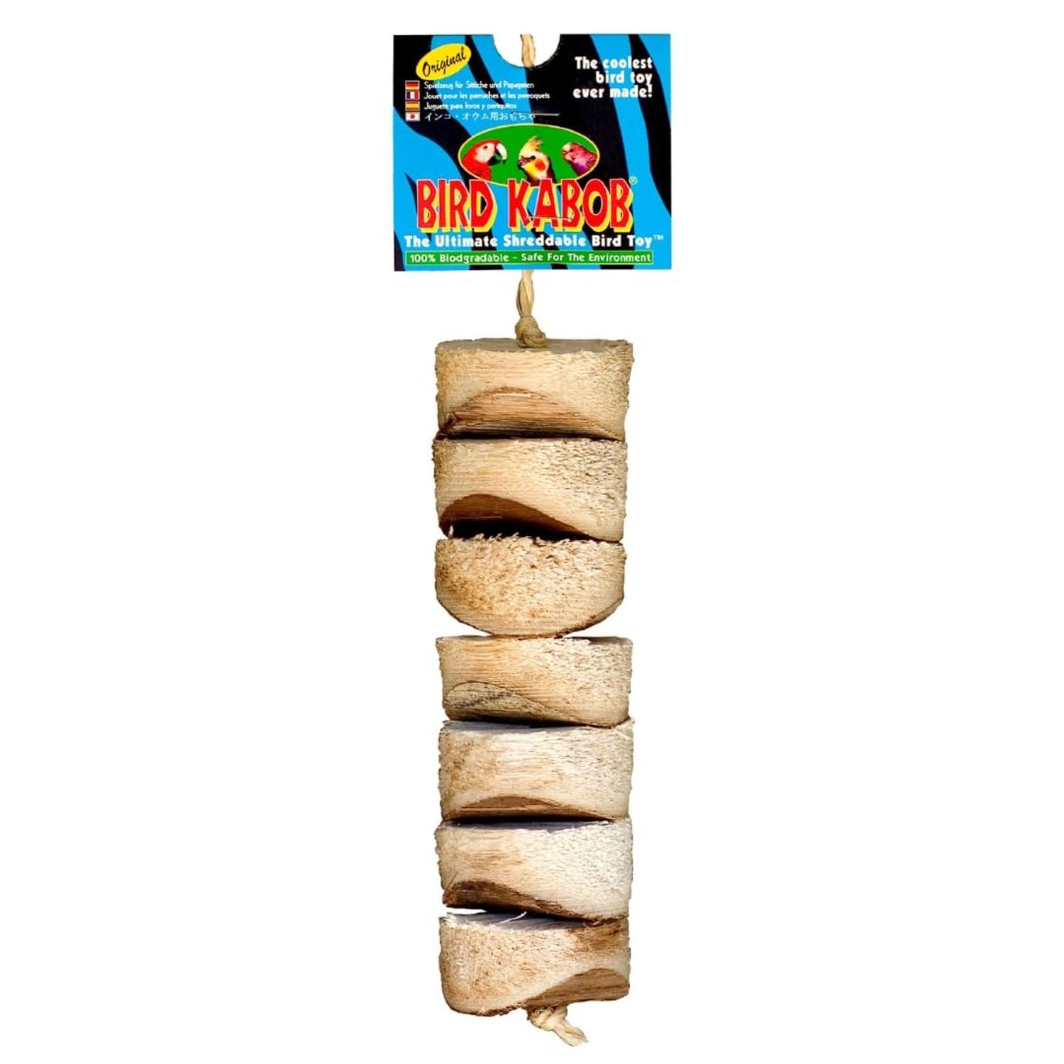 Wesco Pet Original Bird Kabob Shreddable Bird Toy, 2 Pack
