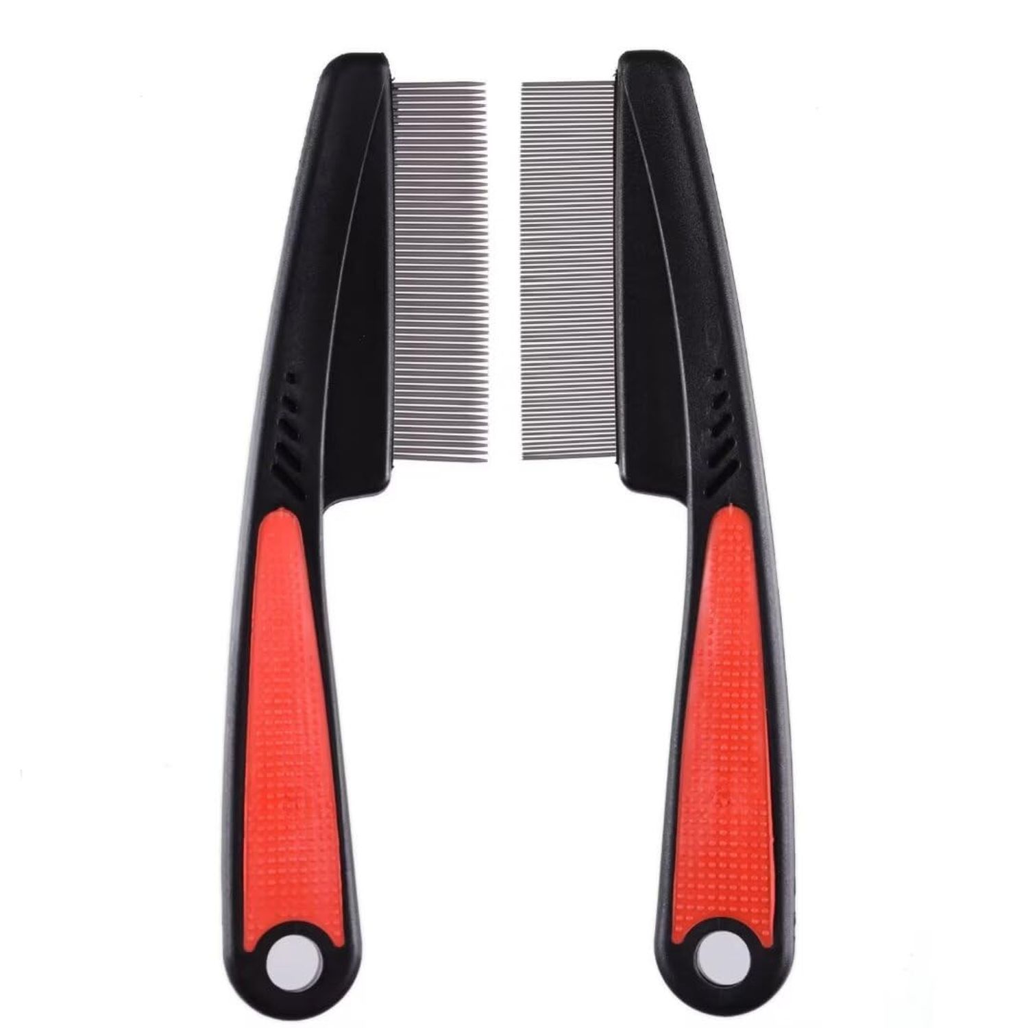 2 Pieces Dandruff Comb For Dandruff Scalp,Stainless Steel Fine Tooth Comb Dandruff Removal Combs,Wide Tooth Combs Professional Grooming Tool for Kids and Adults