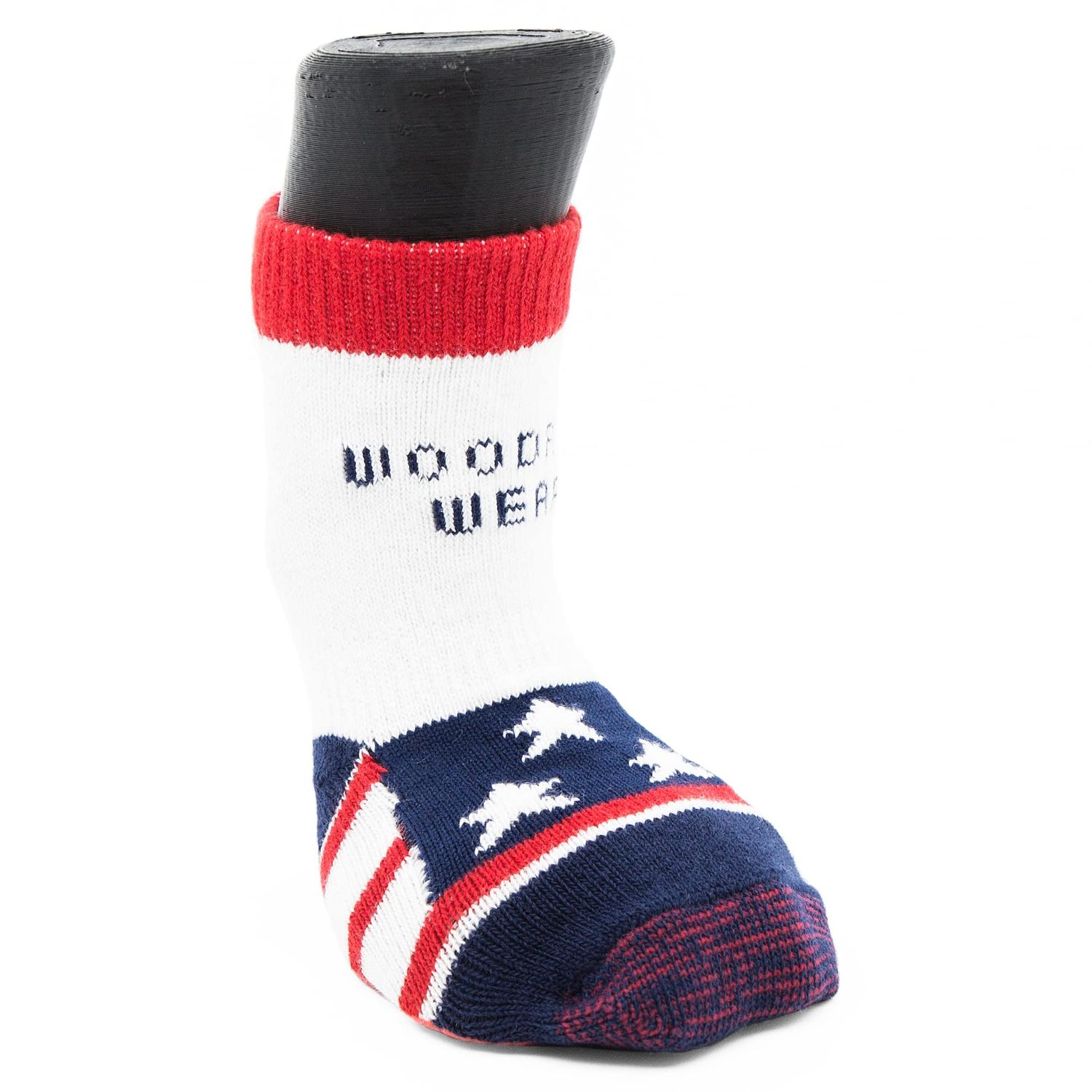 Woodrow Wear, Power Paws Advanced Dog Socks, American Flag, L, Fits 75-95 pounds