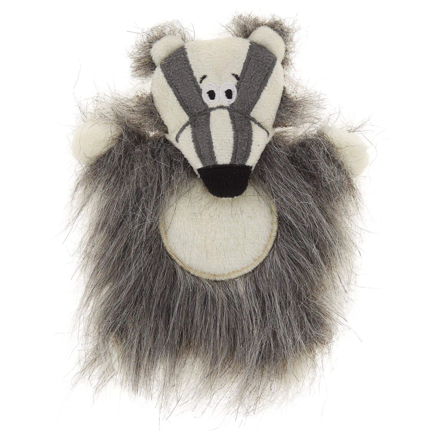 TOP PAW Skunk Flattie Crinkle Dog Toy~Small~