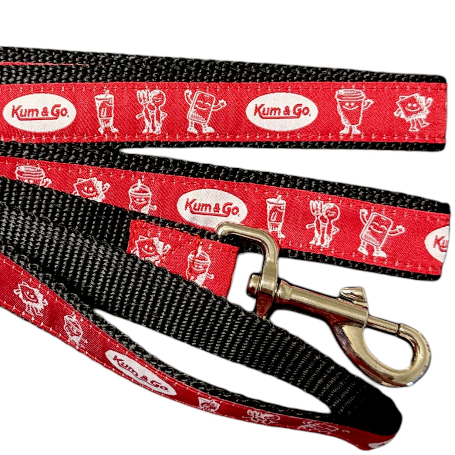 Kum & Go | Pet Dog Leash | Red | 5 feet | Kum and Go