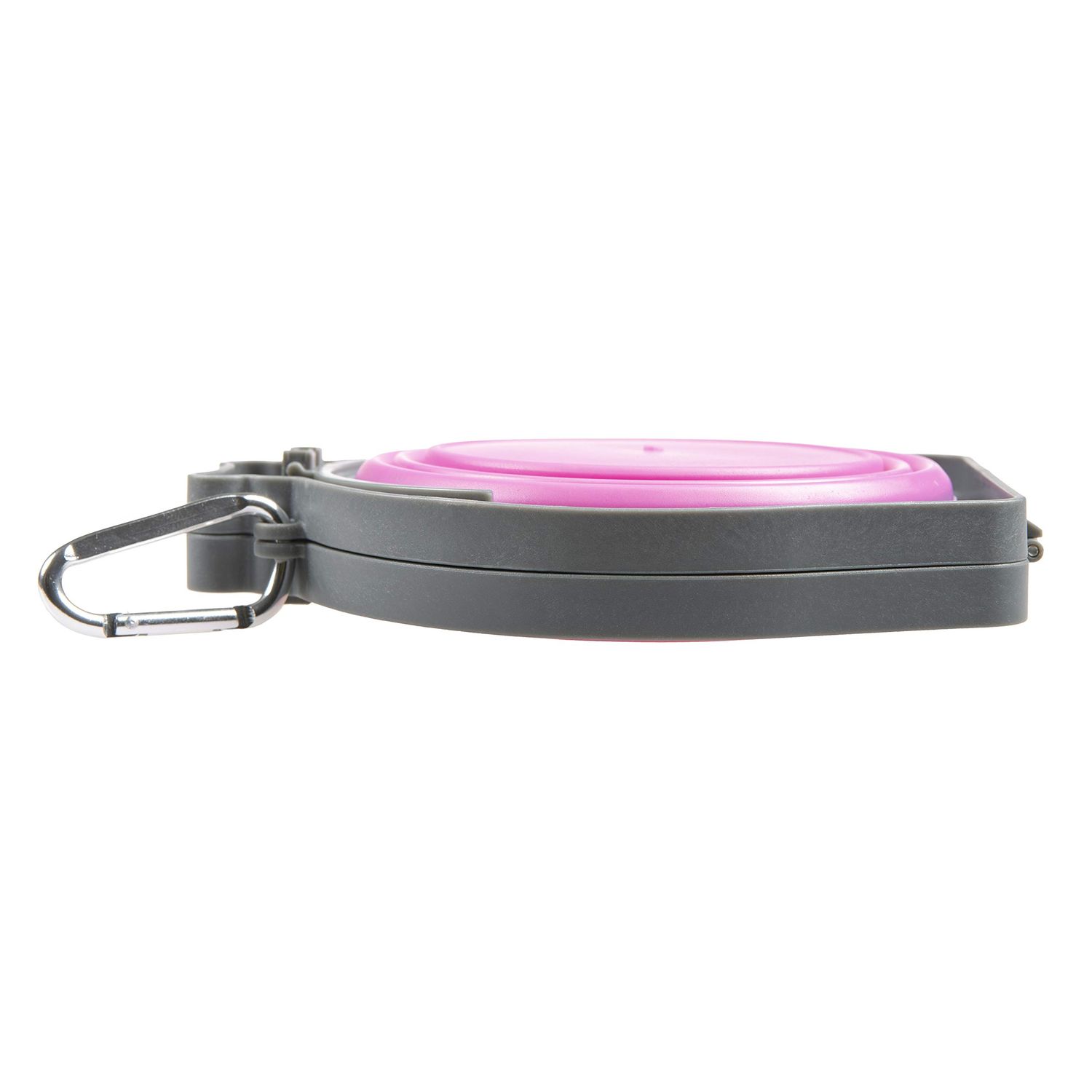 Loving Pets - Bella Roma Double Diner Portable Travel Dog Bowls Collapsible Combined Dog Food & Water Bowls (Pink, Small)