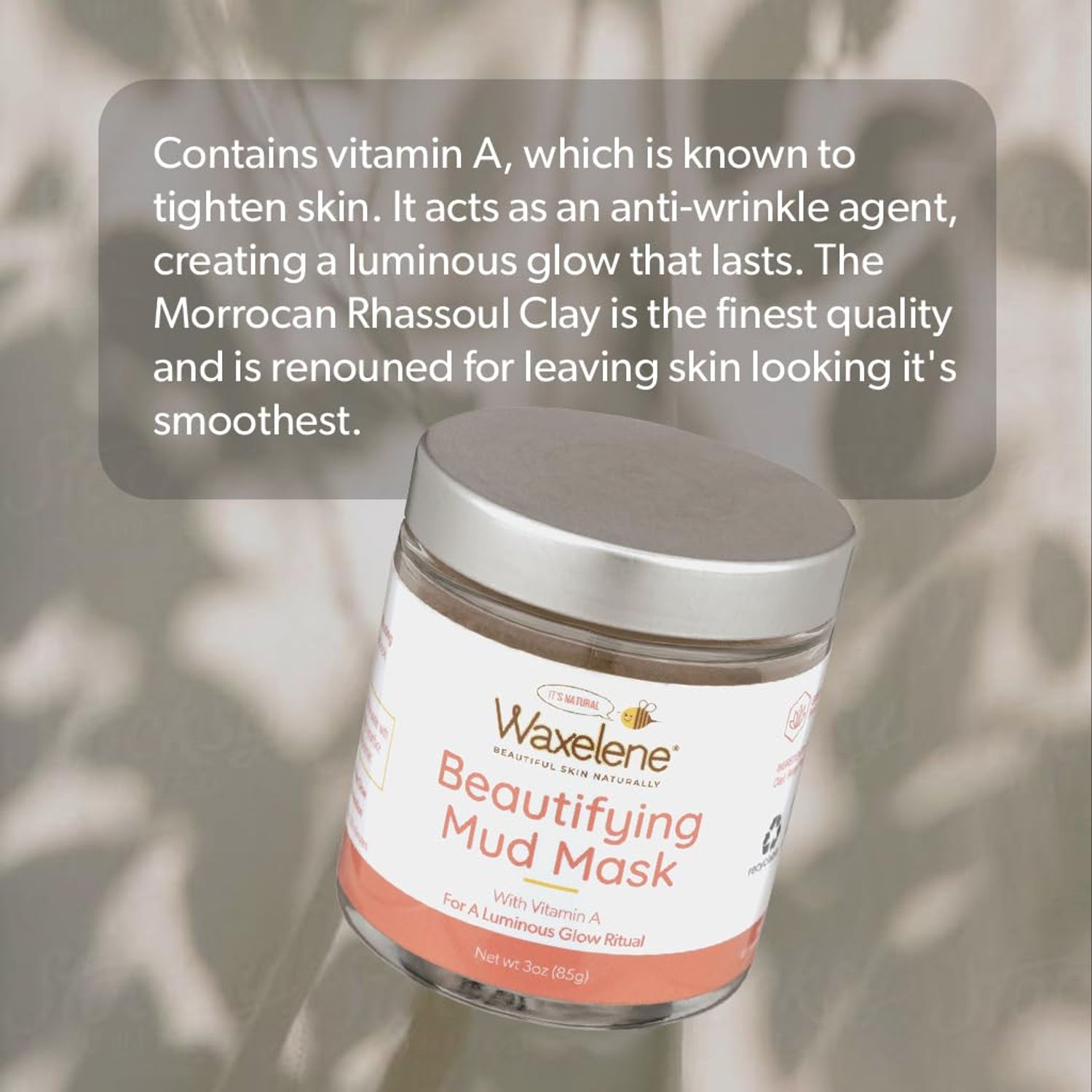 Waxelene Mud Mask Pack - Gift Set With Beautifying, Clarifying and Detoxifying Mud Masks. Fights Wrinkles Cleans Pores Acne Tightens Plumps Oily Skin