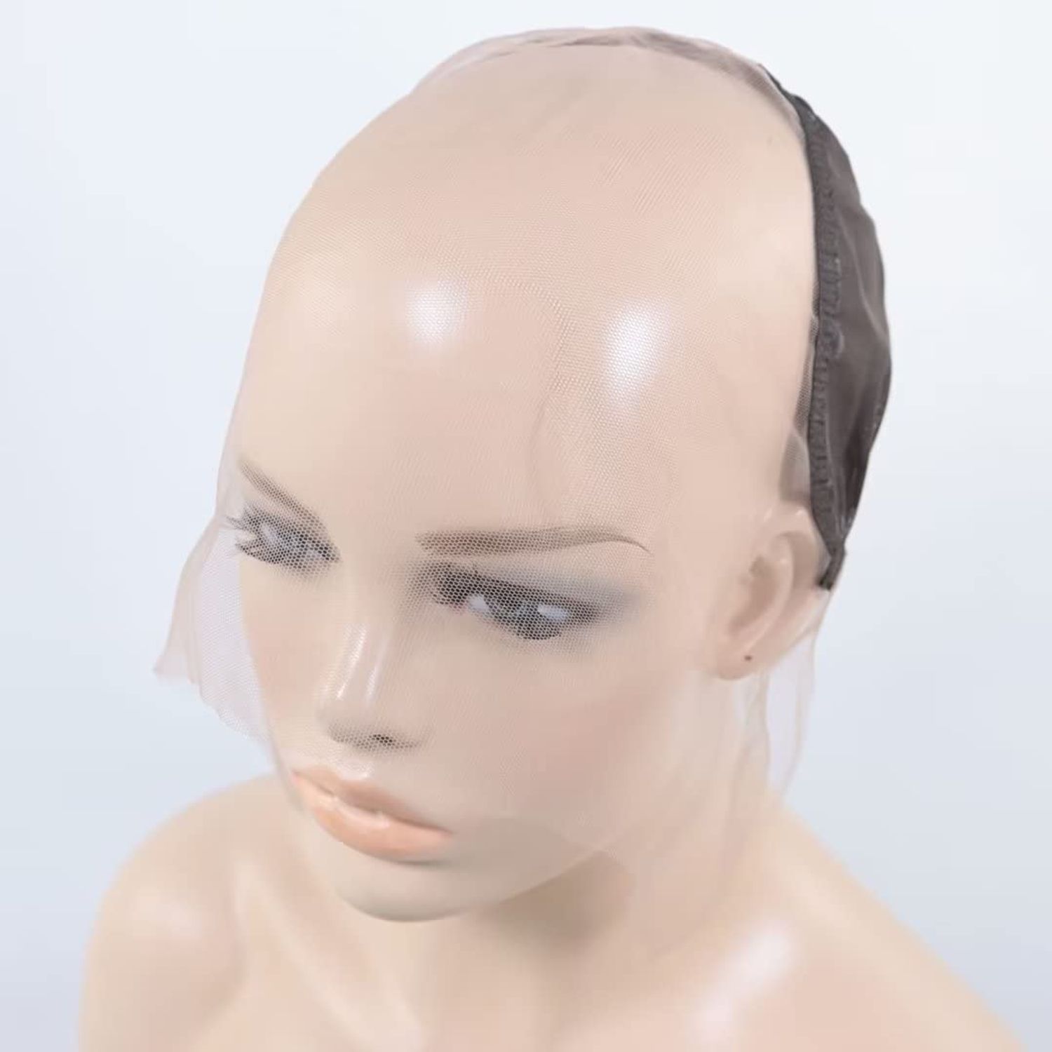 13x6 Lace Wig Caps for Making Wigs with Adjustable Straps Guidelines Medium Brown Swiss Lace Wig Base Foundation for Ventilating or Knotting, Wig Making Cap (13x6,M,1pc)