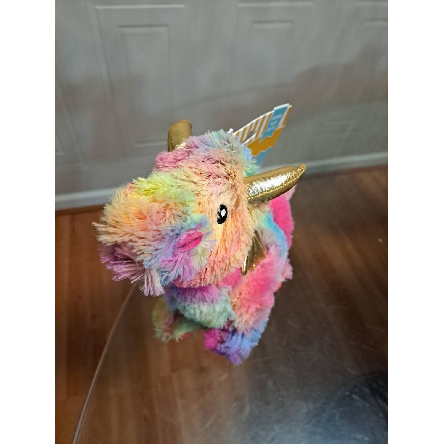 Fringe Best Dog Toy Box Norbert Multicolor Dragon Dog Pet Toy  Squeaker 16”