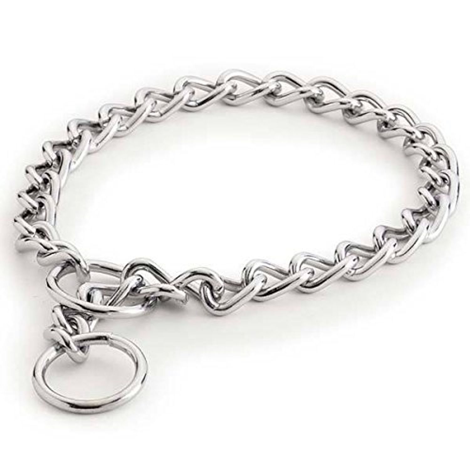 Choke Chain Dog Collar Selections - Steel Training (Light Weight 2 mm 12 Inch)