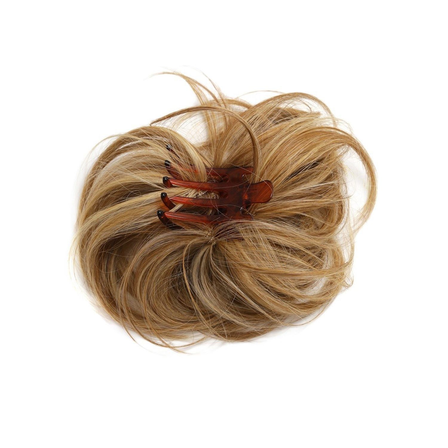 Modern Chignon Color R4 MIDNIGHT BROWN - Hairdo Extensions Claw Clip Loose Hair Bun Tru2Life Heat Friendly Synthetic Soft Waves Hairpiece