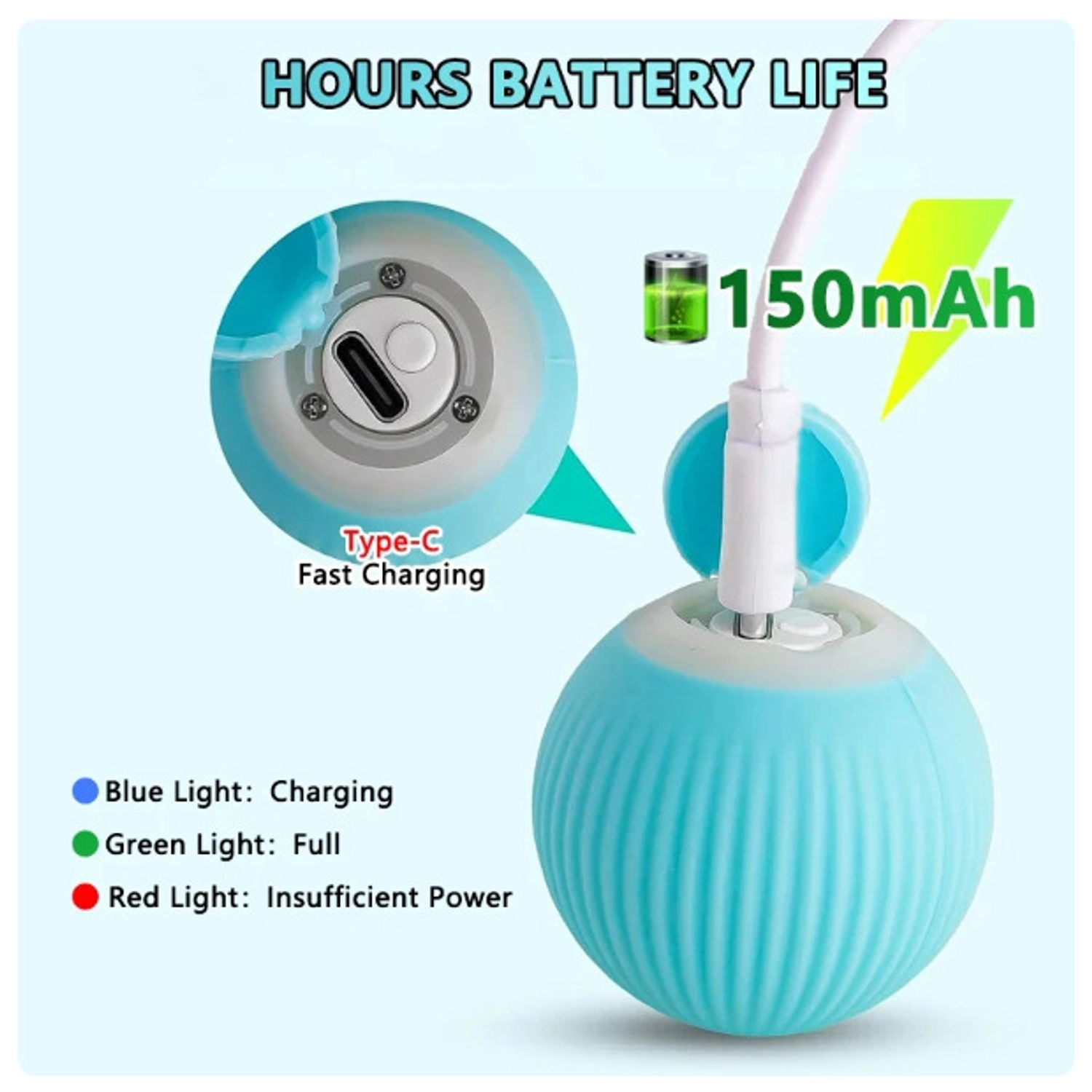 Cat Interactive Ball Smart Cat Toys Indoor Automatic Rolling Magic Ball Kitten