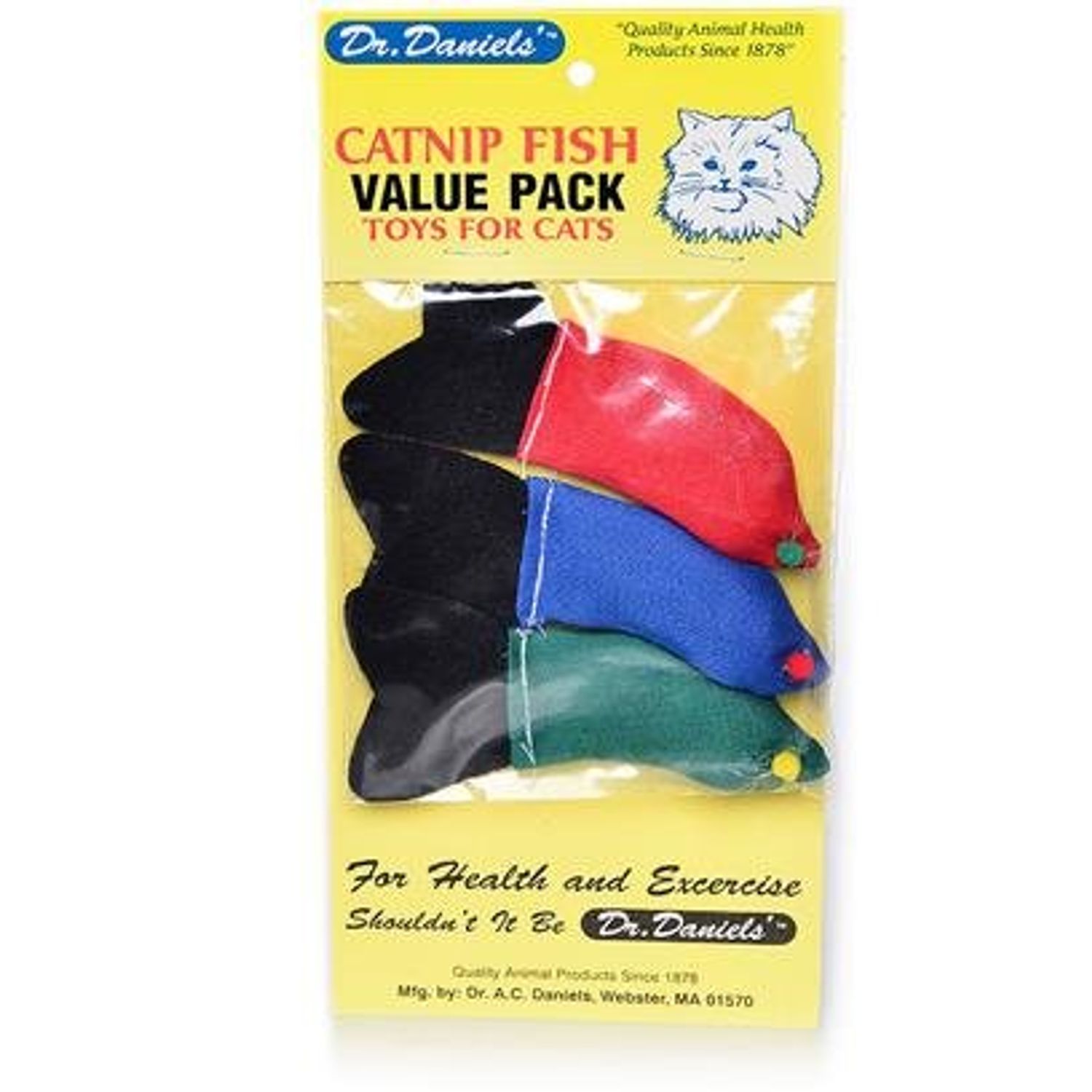 Dr.Daniels Products Dr. Daniel's Catnip Toys for Cats 3 Pack Scratchers and Toys