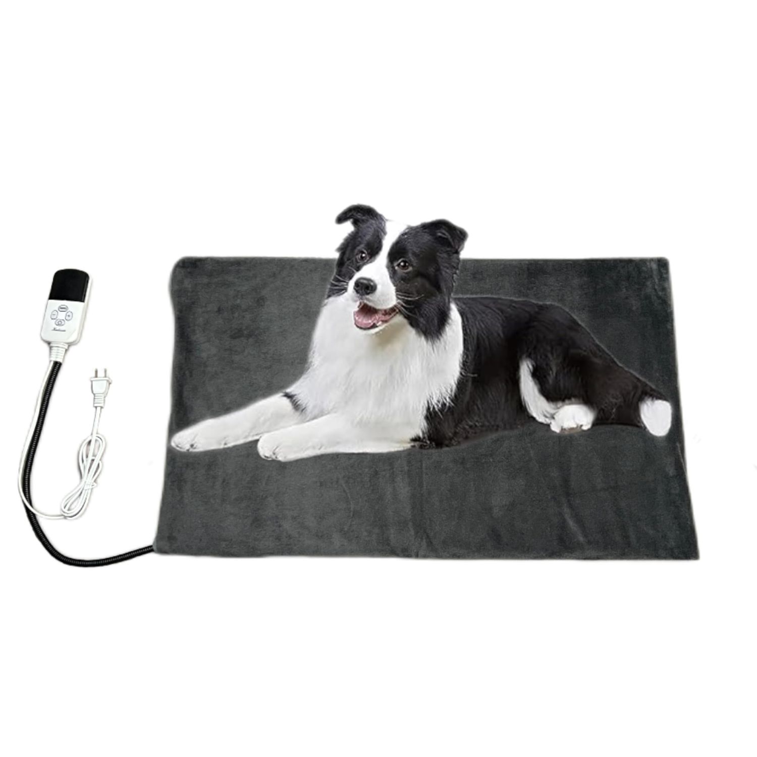 Pet Heating pad，Dog and cat Electric Heating pad, 9 Adjustable Temperature Control Indoor Waterproof, Thermostatic electrict Blanket, pet Heating mat with Chew Resistant Steel Coard