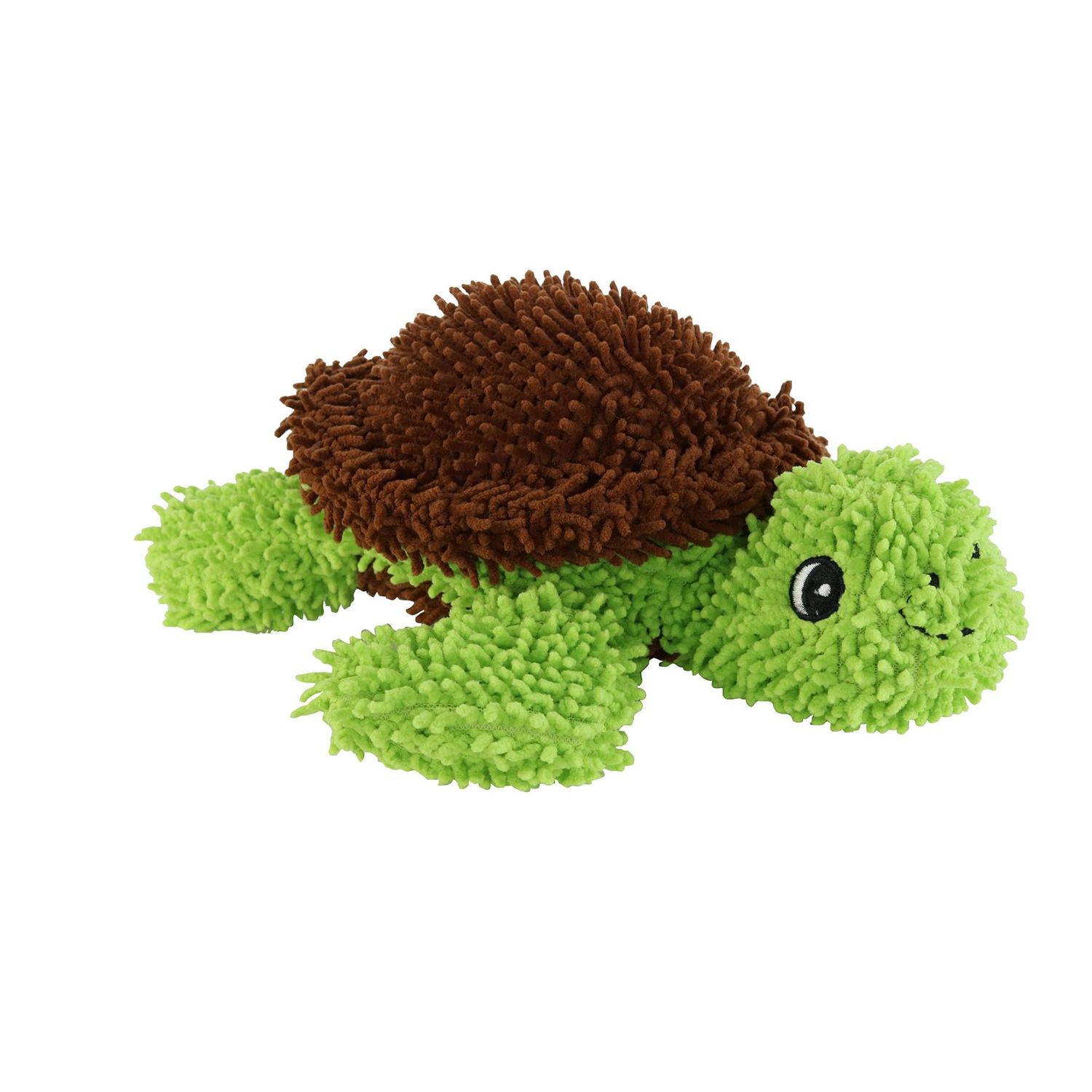 MIGHTY- Microfiber Ball- Medium- Turtle – Made with Squeaker Balls and Minimal Stuffing. Strong & Tough. Interactive Play. Dog Toy Machine Washable & It Floats