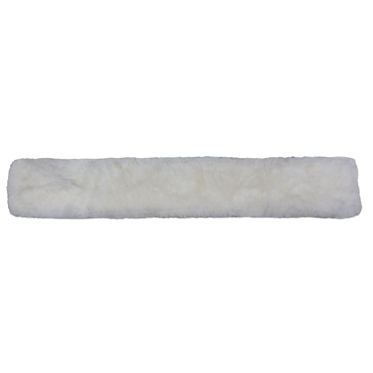 ECP Real Genuine Sheepskin Girth Protection Cover | Helps Prevent Gall Sores Chafes | 36 Inches White