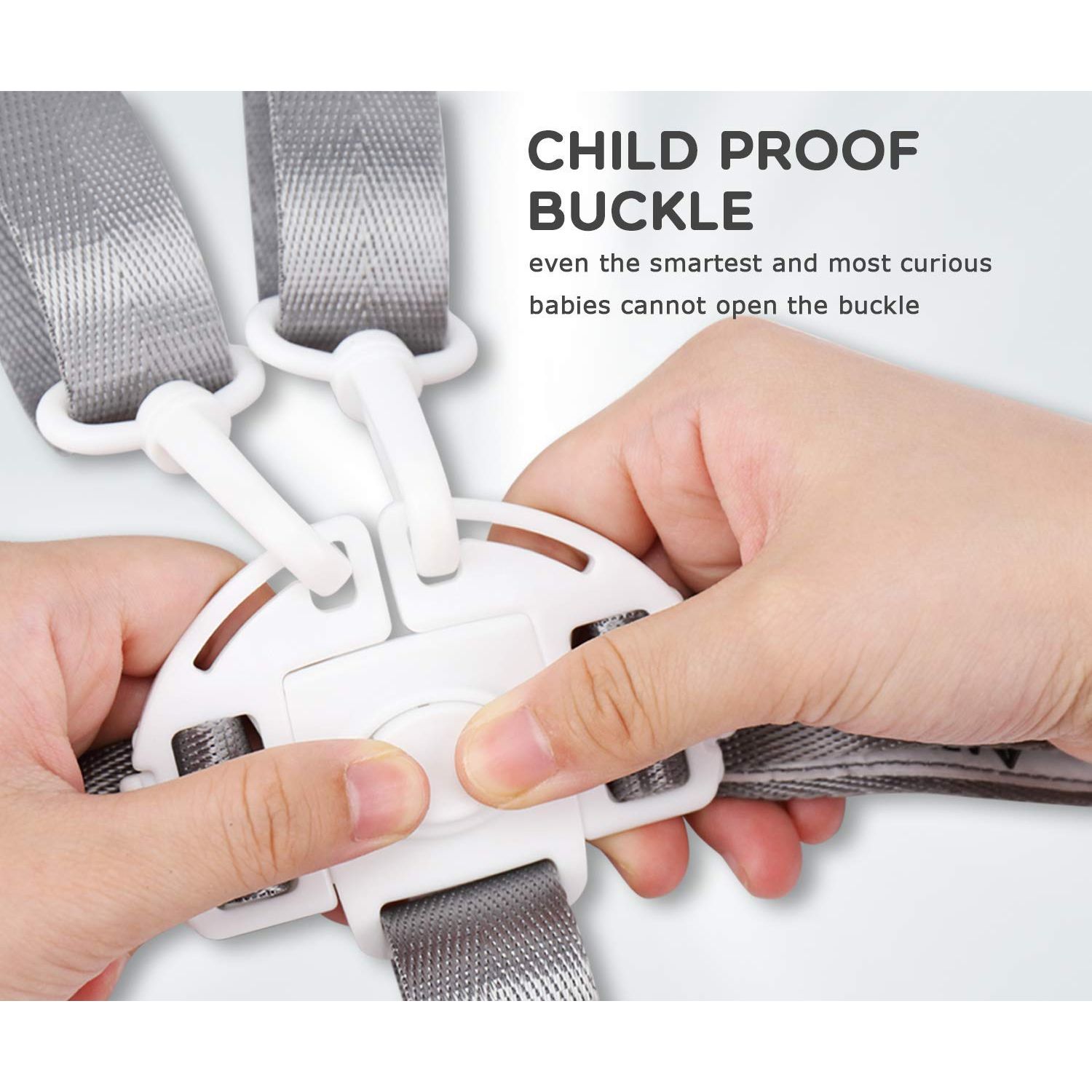 Replacement Parts/Accessories to fit Mountain Buggy Strollers and Car Seats Products for Babies, Toddlers, and Children (Stroller Harness Buckle w Straps)