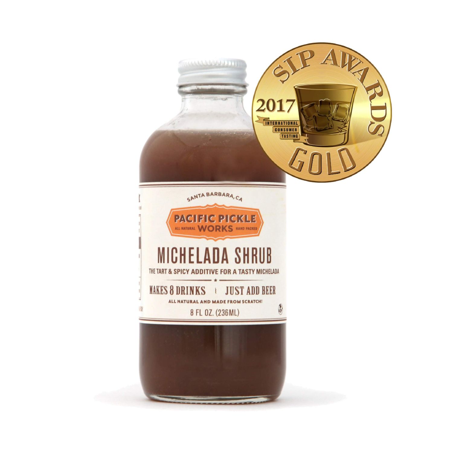 Michelada Shrub (12-pack) - Tart & spicy beer mixer 8oz