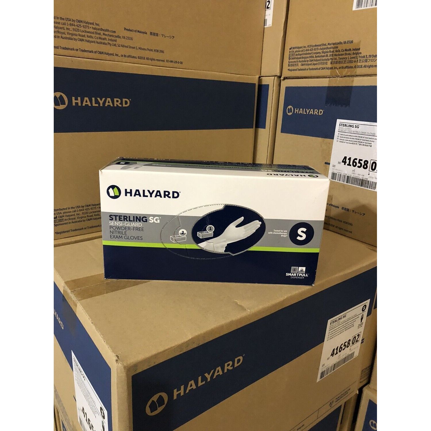 Small Halyard Sterling Nitrile Exam Gloves (2500 per case) 41658