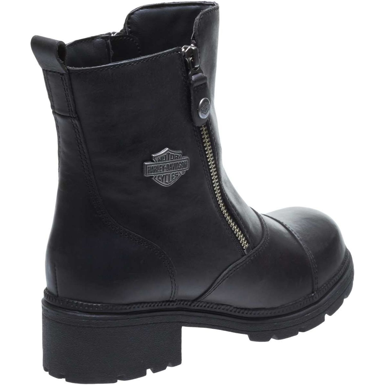 Harley-Davidson Footwear Women's Amherst Motorcycle Boot, Black, 7.5