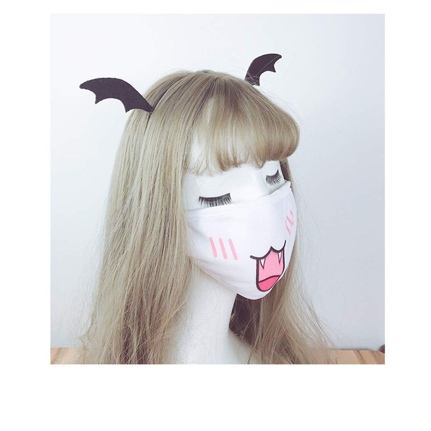 Halloween Cartoon Hair Clips Hairpin Hair Accessories Cosplay Costume WJR06 (Bats Wing Set)