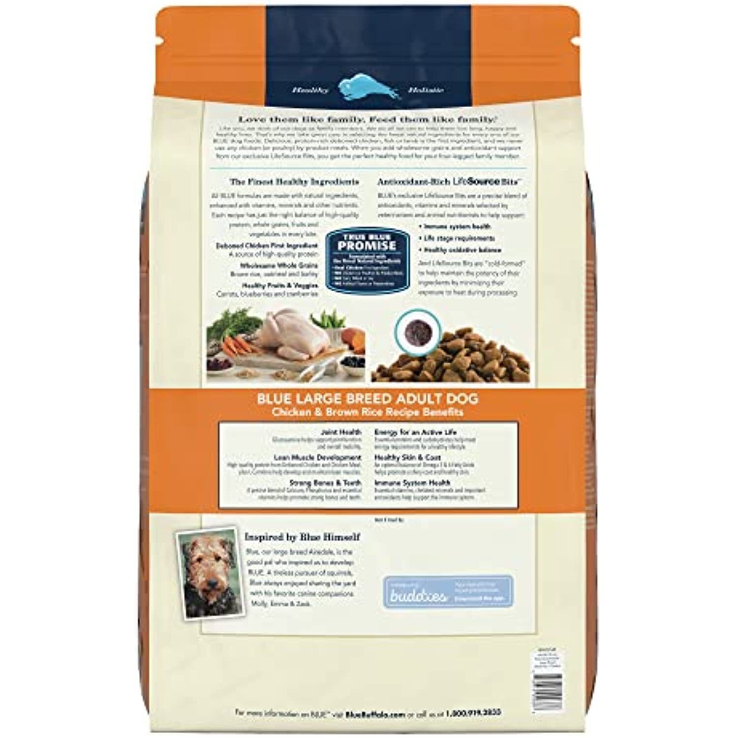 Blue Buffalo Life Protection Formula Natural Adult Large Breed Dry Dog Food,