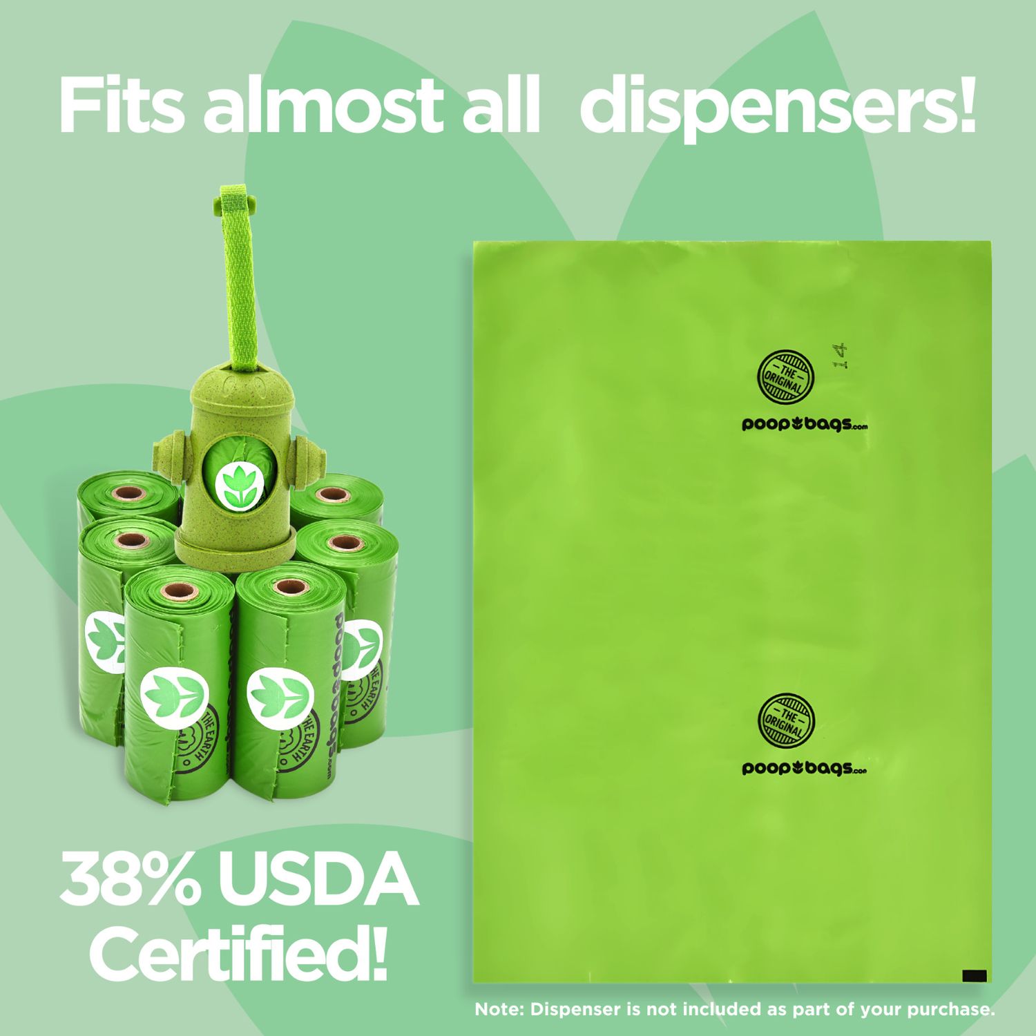 The Original Poop Bags® Pet Waste Bags Countdown Roll® Biobased Poop Bags, 960ct