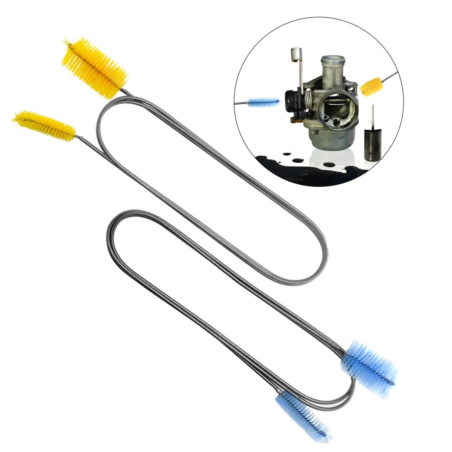 LILYS PET 19 Pieces Tube Cleaning Brushes Set,Flexible Double-Ended Hose Brush with Stainless Steel Long Tube Cleaning Brush,Aquarium Brushes, Pipe Cleaner,Filter Brush,Drain Brush for Home Kitchen