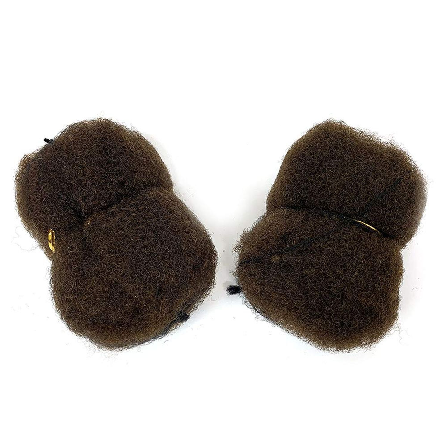 Capilli Tight Afro Kinky Human Hair 8", 2 Piece Bundle 2oz (1oz Each) (5-Medium Light Brown)