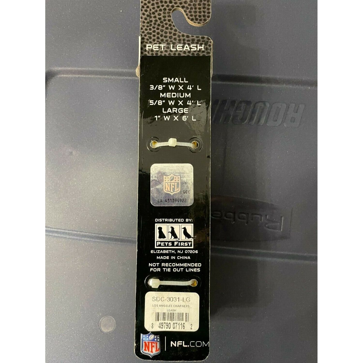 B14 NEW with tags NFL Los Angeles Chargers Pet Leash by Pets First LARGE