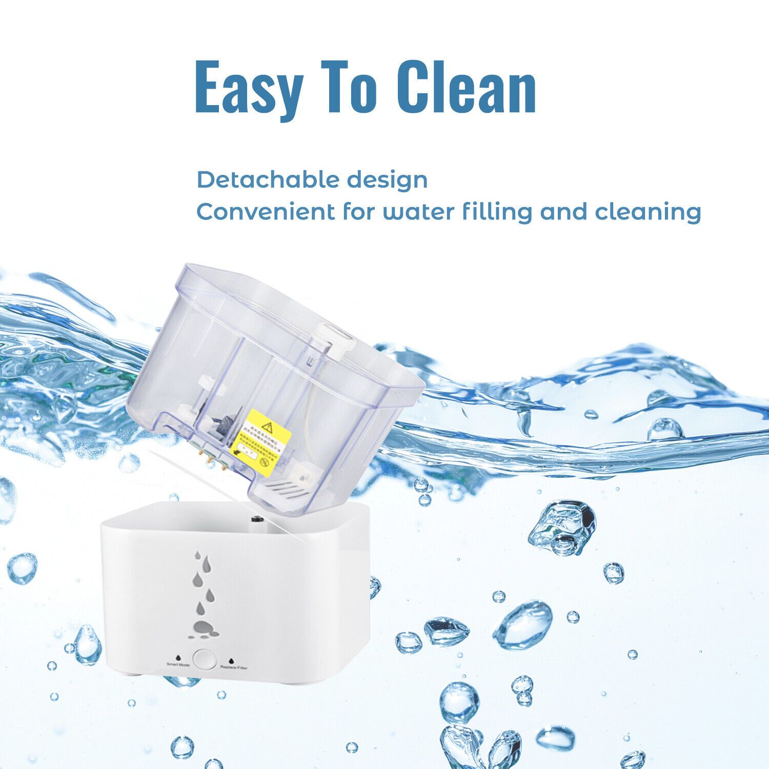 Pet Water Fountain 2.75L Automatic Cat and Dog Water Fountain Water Dispenser