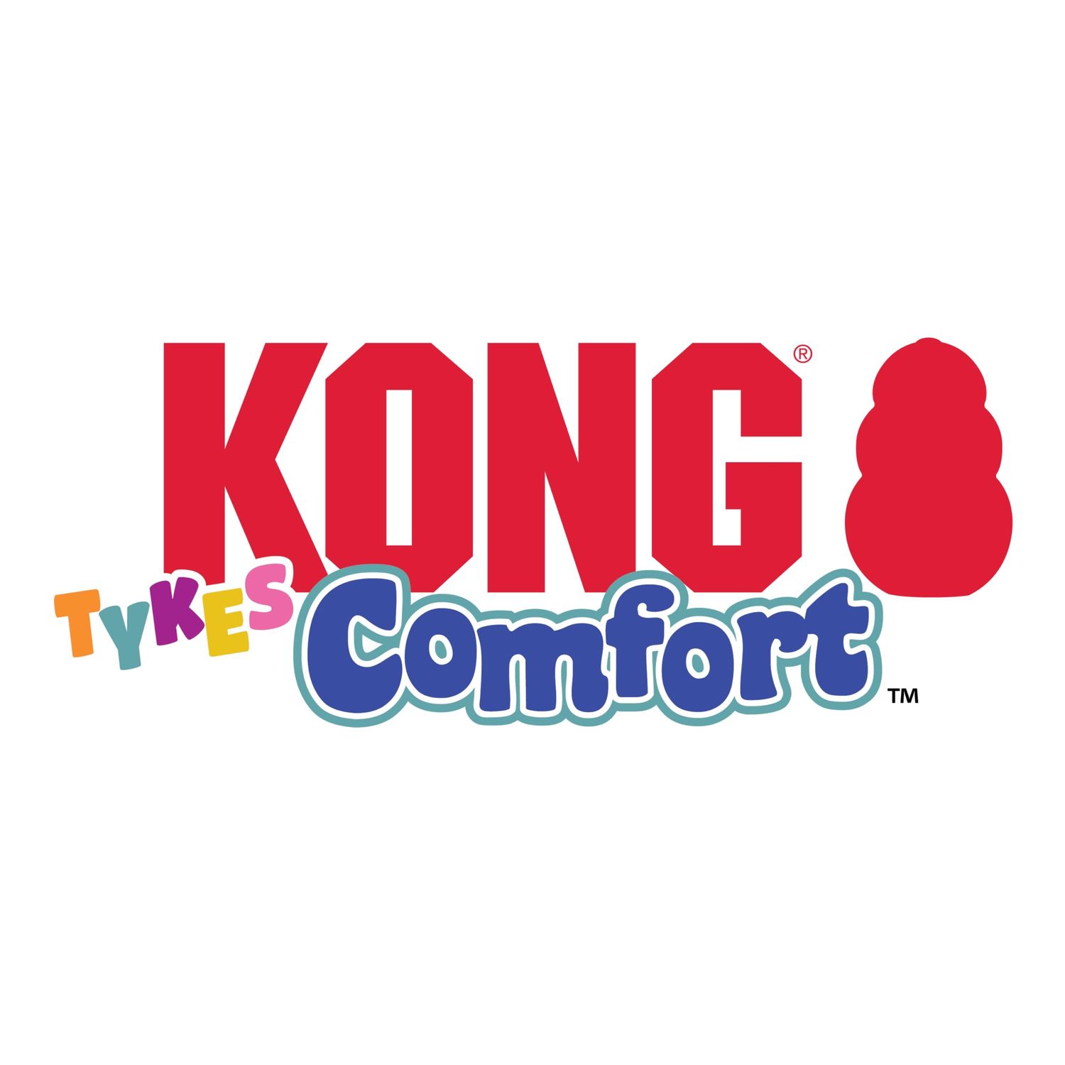 KONG Comfort Tykes Soft Plush Fluffy Dog Toy for Small and Medium Breeds (Gosling)