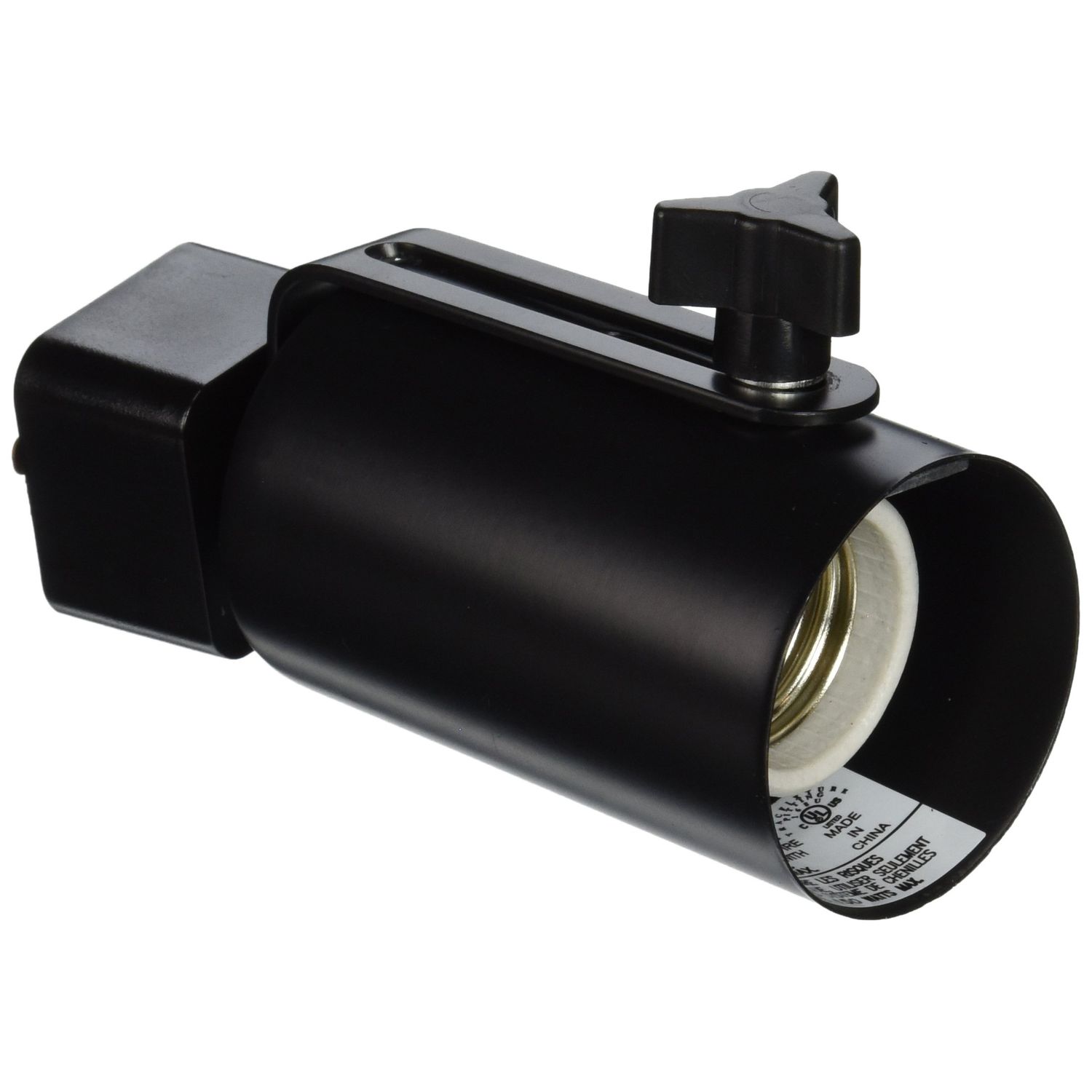 Juno Lighting Group T691BL Incandescent Mini-Swivel Track Light, Black Finish