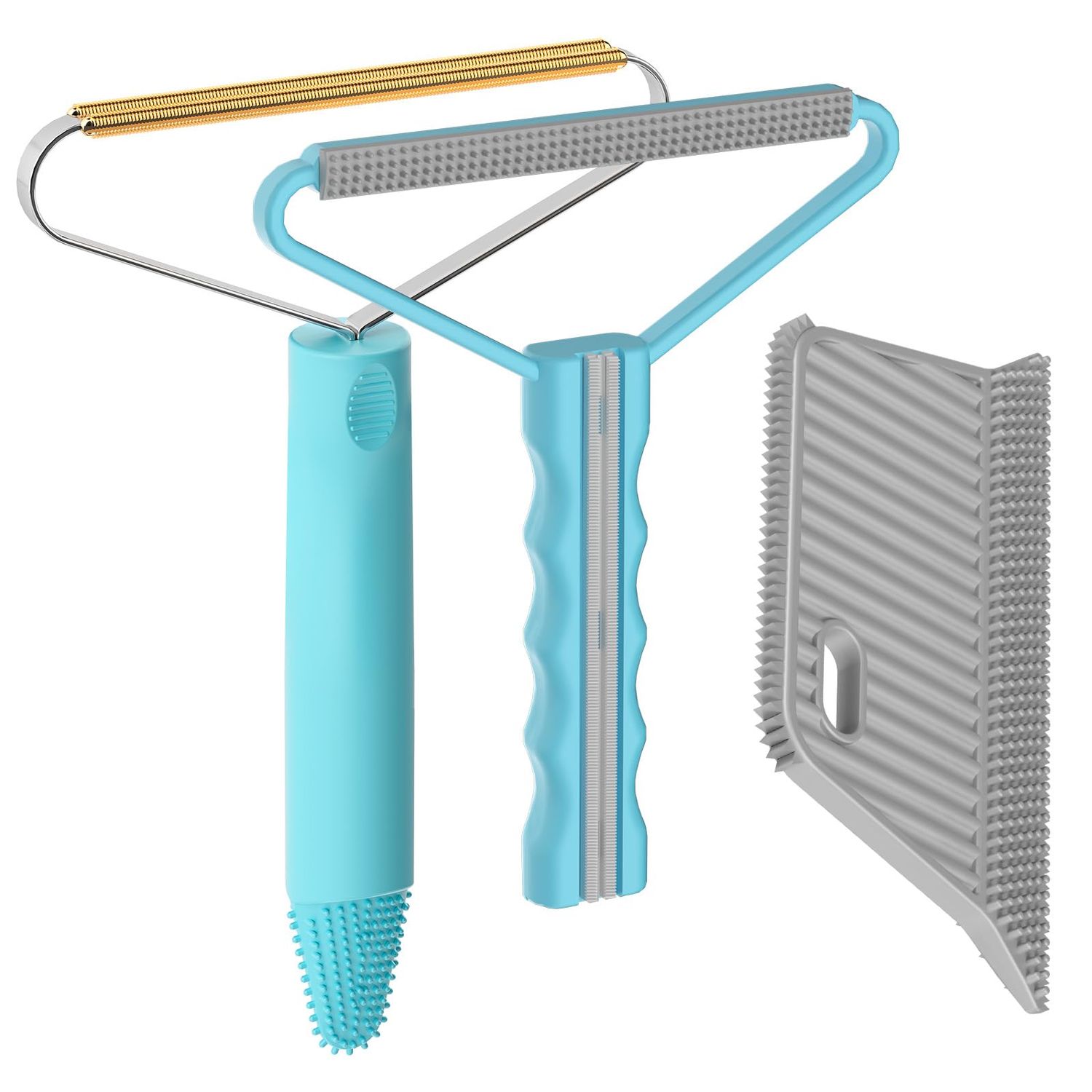 Pet Hair Removal Tool,Carpet Rake,Pet Hair Remover,Lint Remover,Pet Hair Removal Soft Rubber Sheet,Pet Hair Remover for Couch,Lint Shaver,Dog Hair Remover and Cat Hair Remover(3Pcs)