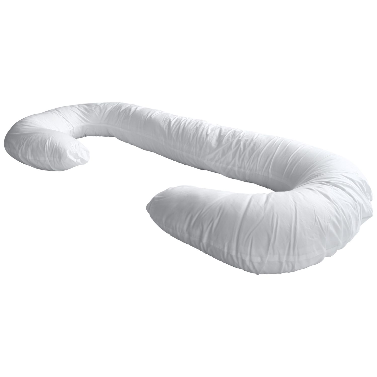 Comfort Body Pillow White - Pregnancy Pillow Cover - Pillow Cover - Grey Jersey Replacement Cover For Comfort Body Pillow - For Pregnancy Pillow - Maternity Pillow