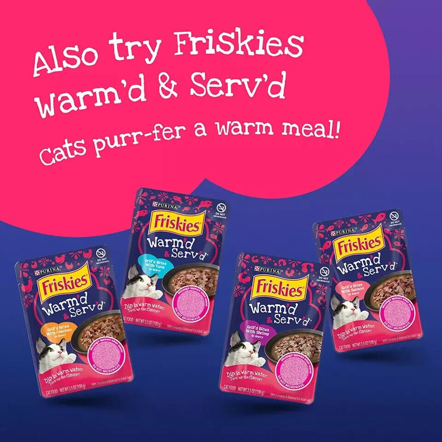 Purina Friskies Wet Cat Food, Shreds with Ocean Whitefish & Tuna - 5.5 Oz. Cans
