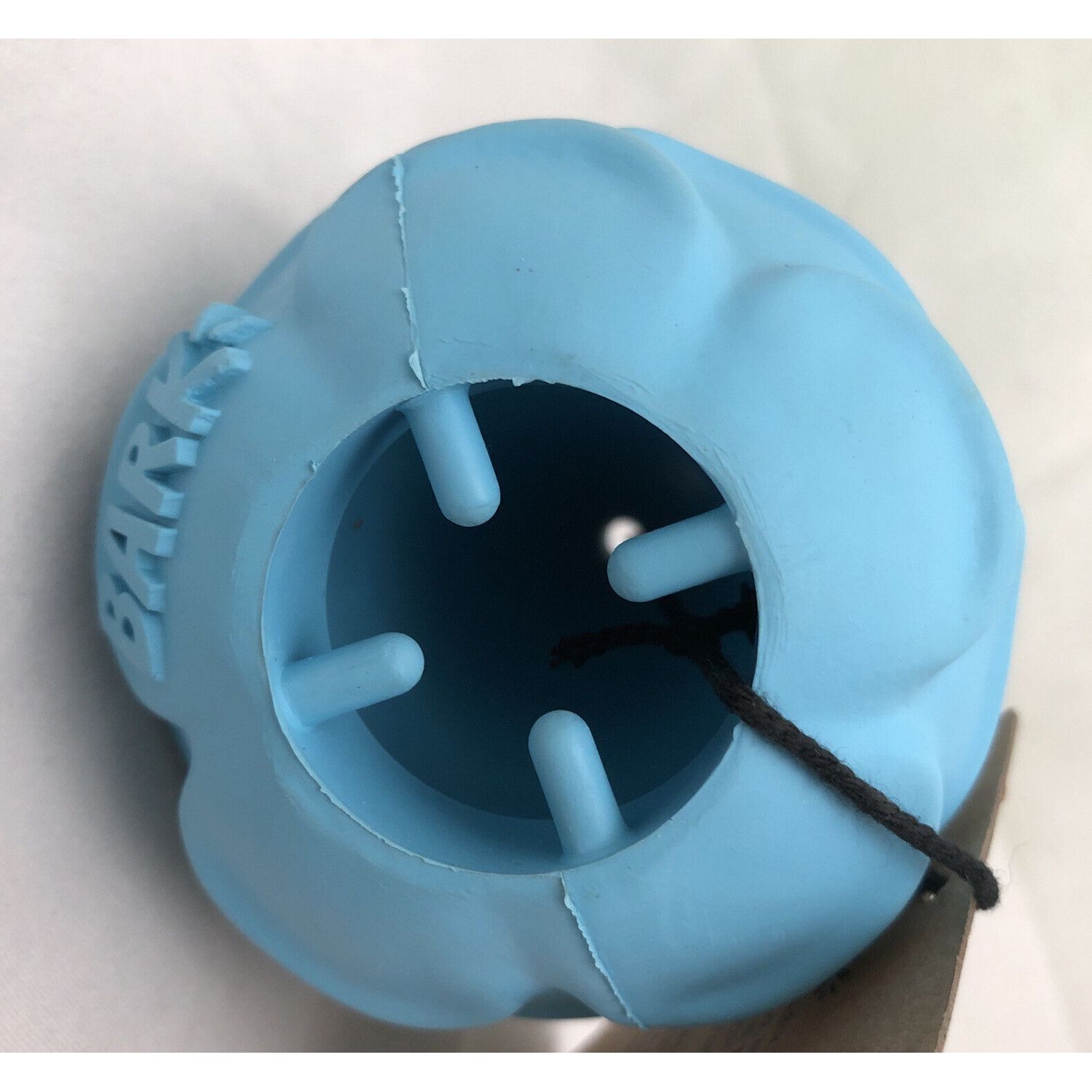 Bark Box Blue Pretty Cool Pine Cone Super Chewer Treat Dispensing Dog Toy NWT
