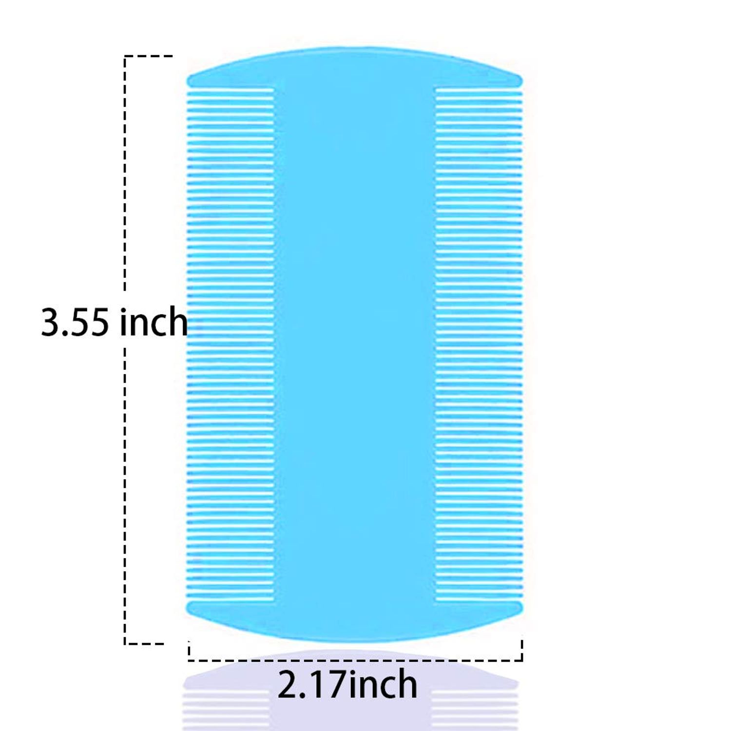 SKYPIA 4 Packs Flea Comb for Dogs Tick Comb Flea Comb for Cats Lice Comb Dandruff Comb Kitten Flea Comb Hair Lice Comb Fine Tooth Hair Combs for Puppy Flea Comb for Kitten Dog Grooming Comb