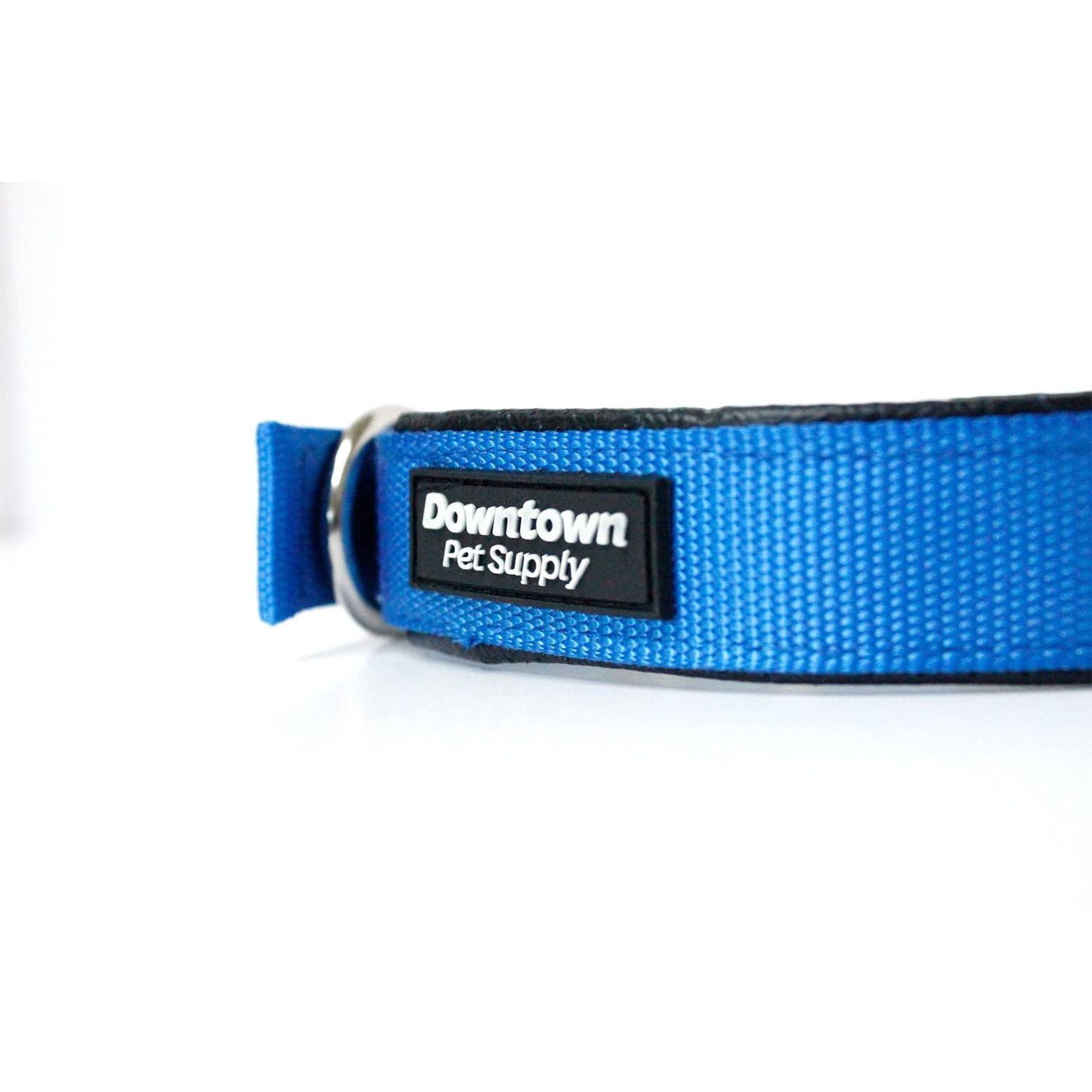 Downtown Pet Supply Deluxe Dog Collar - Padded Adjustable Dog Collar with Metal Buckle & D-ring - Machine Washable & Water Resistant Thick Dog Collar - Blue - S - Small Dog Collar