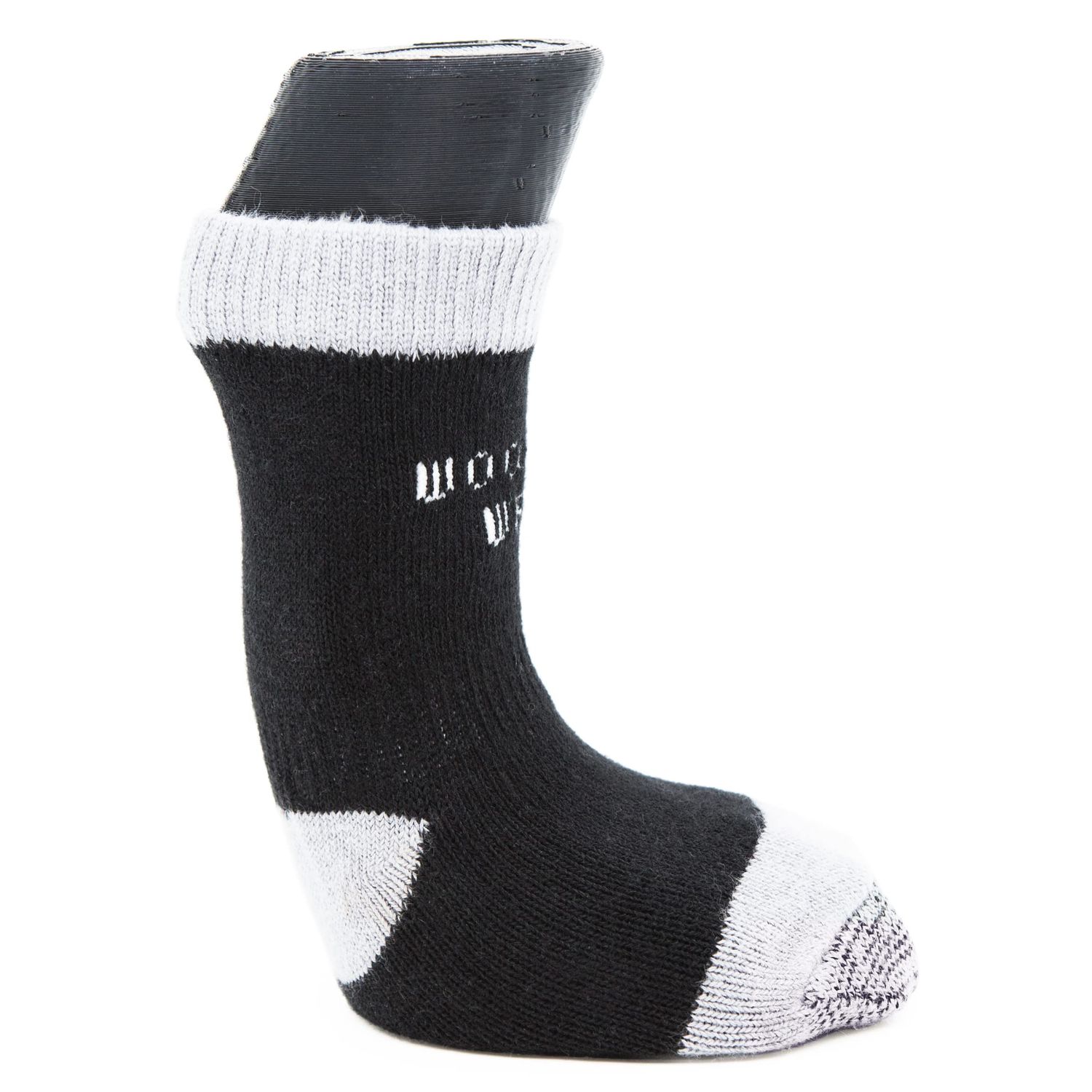 Woodrow Wear, Power Paws Advanced Dog Socks, Black Grey, XS, Fits 12-25 pounds