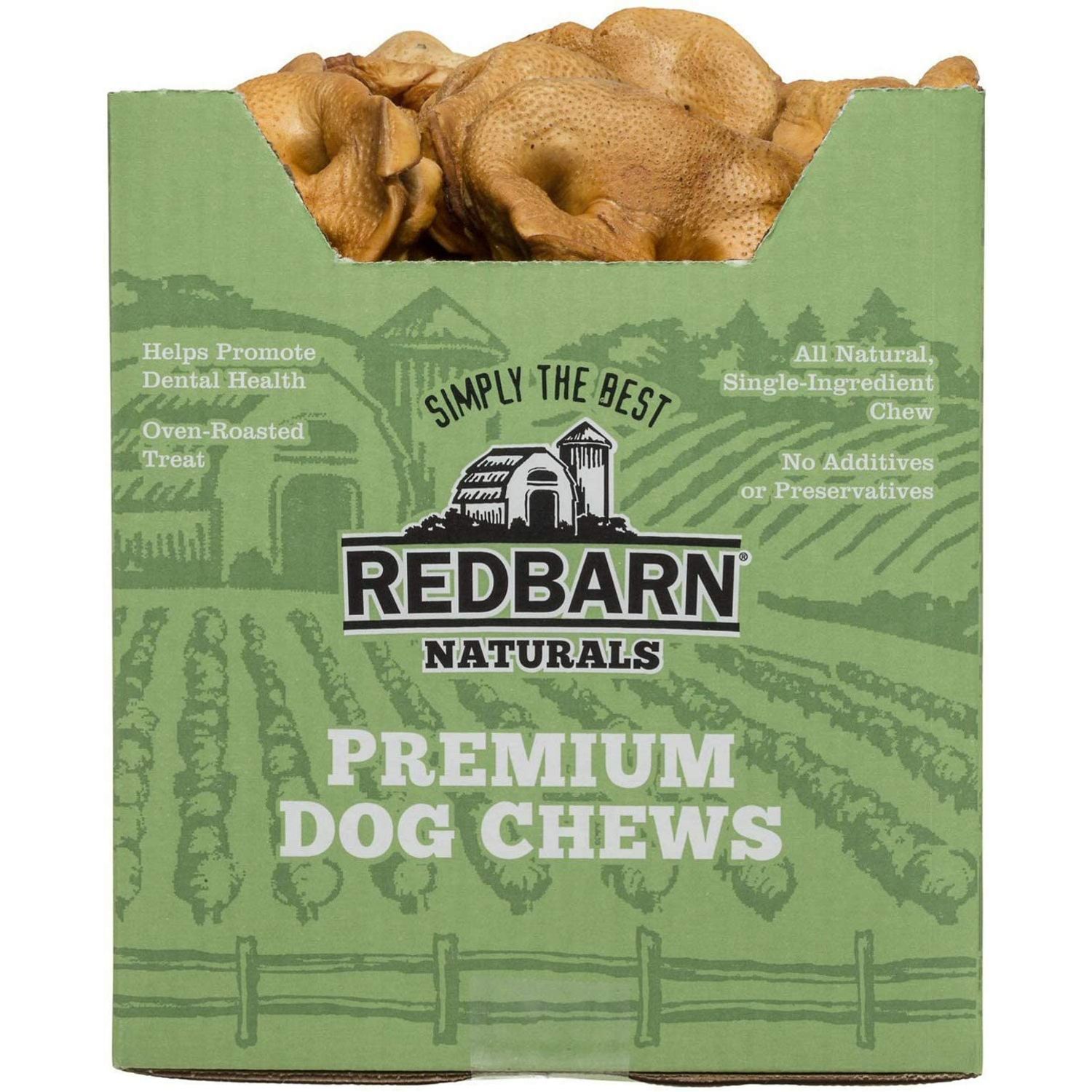Redbarn - Pig Snouts Pet Treats Dog Supplies 50 Pieces in the Case