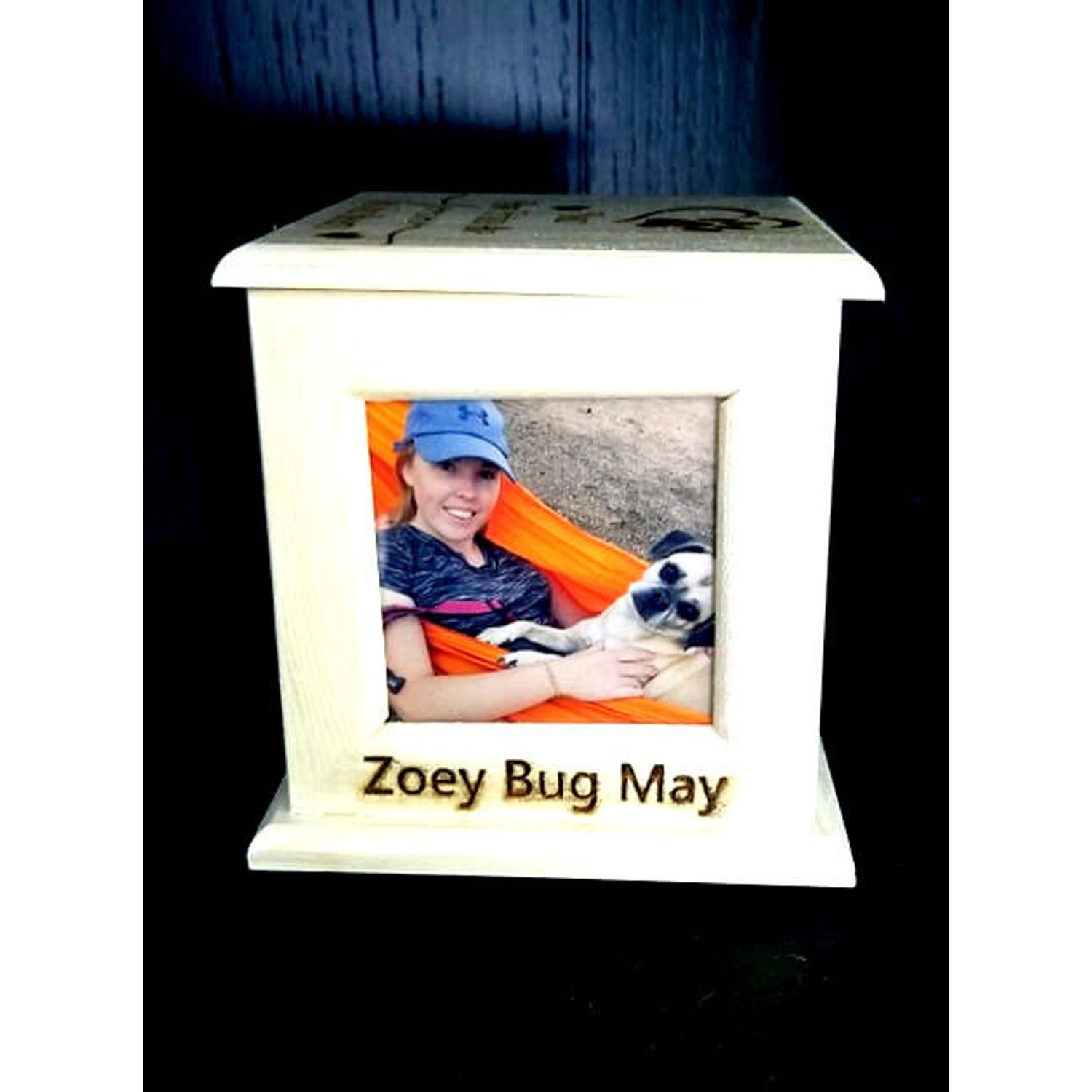 Pet Urn Memorial for Cremation Ashes | Cat Urn & Dog Urn Laser-Engraved ❤️