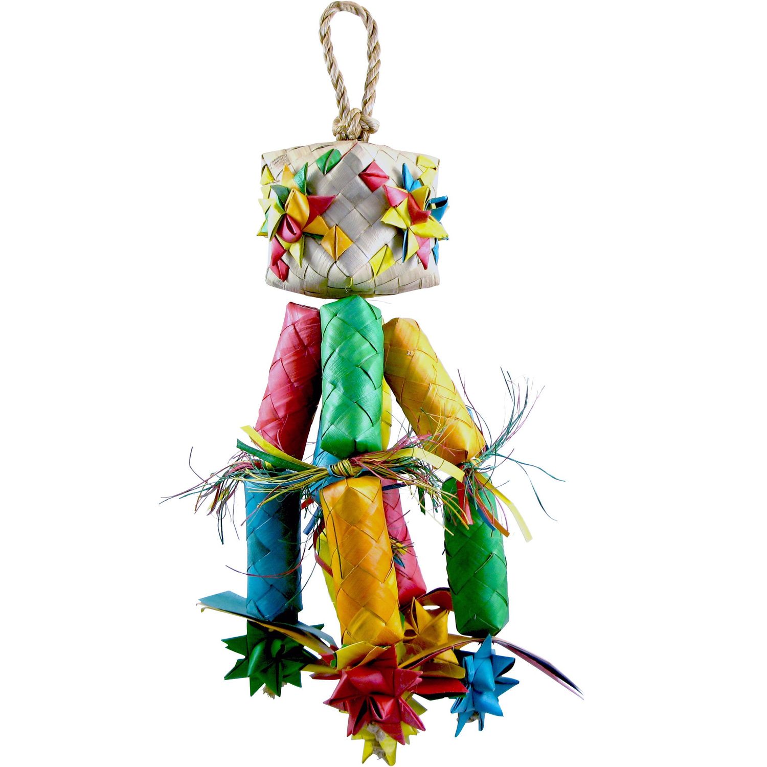 Planet Pleasures Firecracker Pinata Bird Toy, Large