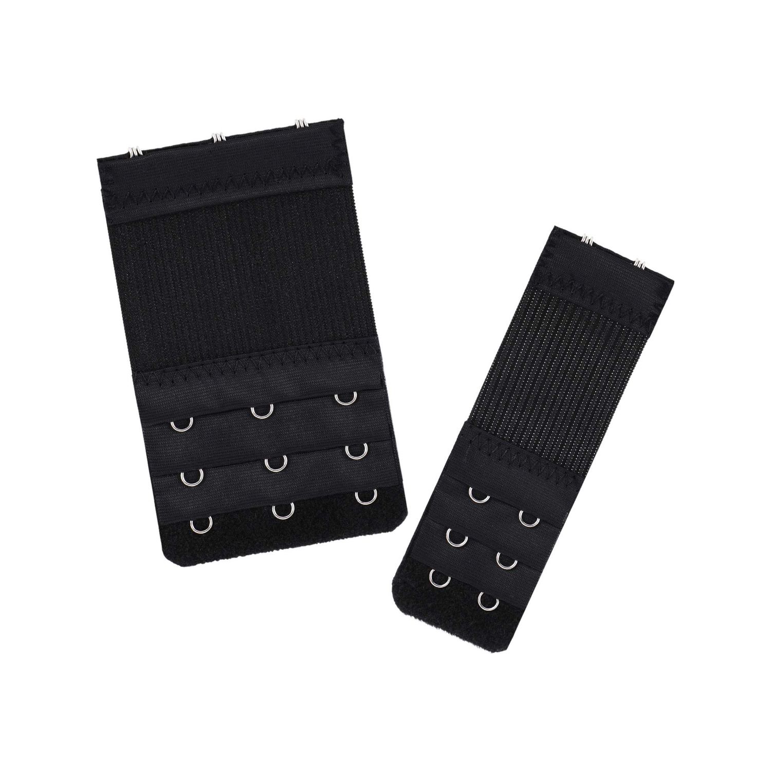 Bememo 6 Pieces Women's Bra Extenders Elastic Stretchy Bra Extension Strap, 3 Rows x 3 Hooks, 3 Rows x 2 Hooks (3 Rows x 3 Hooks, 3 Rows x 2 Hooks, Color Set 1)