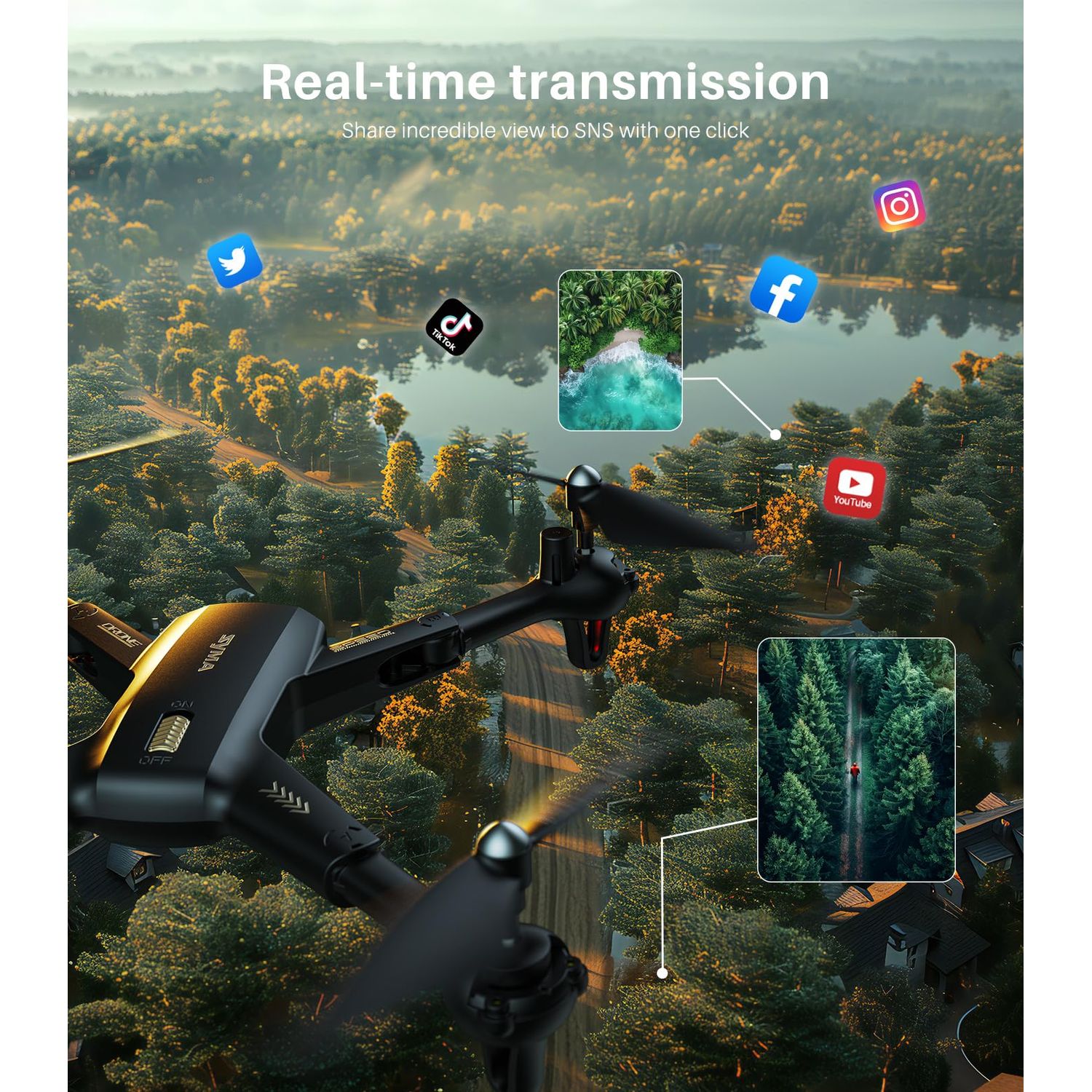 SYMA Drone with Camera 1080P HD FPV Cameras Remote Control Toys RC Quadcopter Helicopter Gifts for Boys Girls Adults Beginners with Altitude Hold, Headless Mode, One Key Start, 3D Flips 2 Batteries