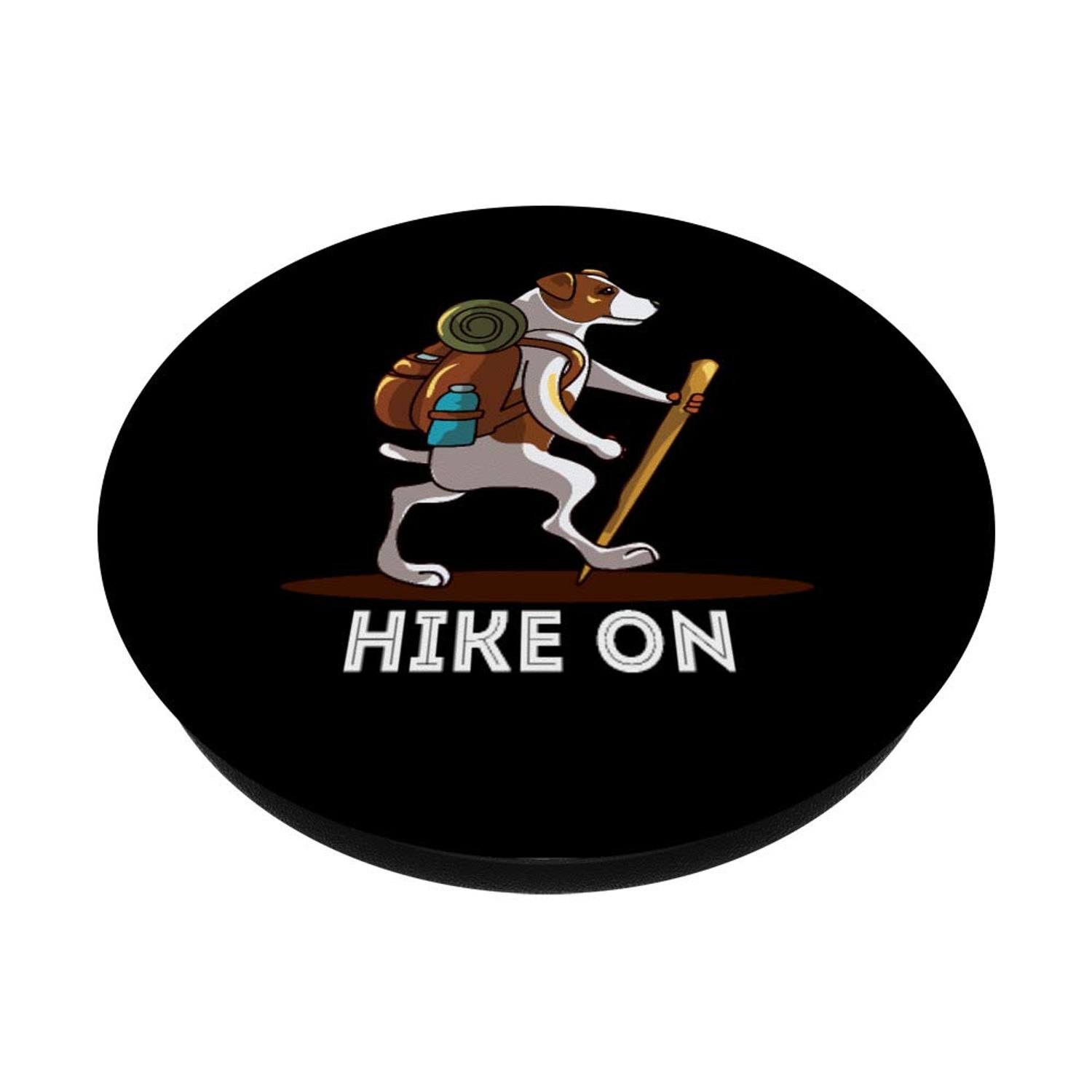 Hike On Jack Russell Hiking Dog Backpack Outdoor Gifts Black