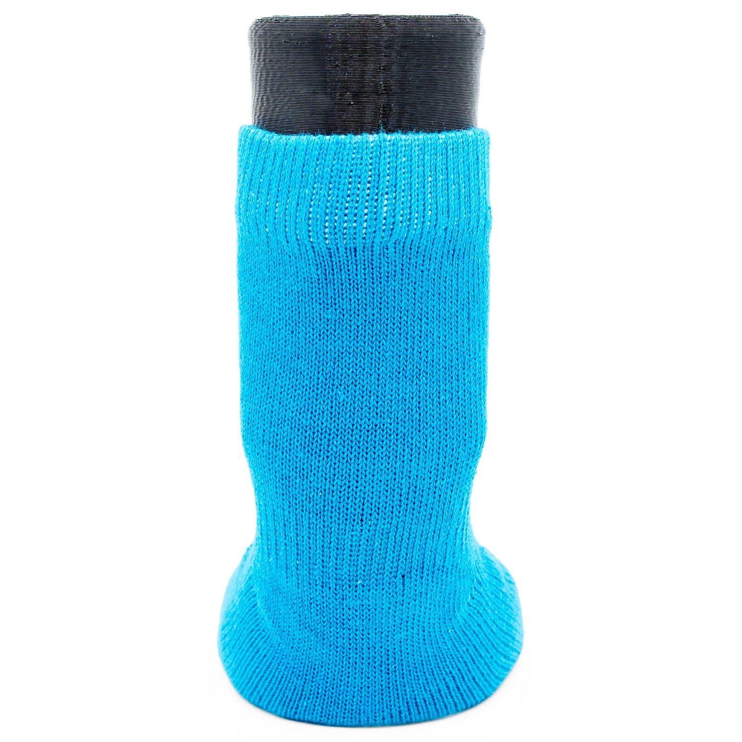 Woodrow Wear, Power Paws Advanced Dog Socks, Blue with a Red Heart, L, Fits 75-95 pounds