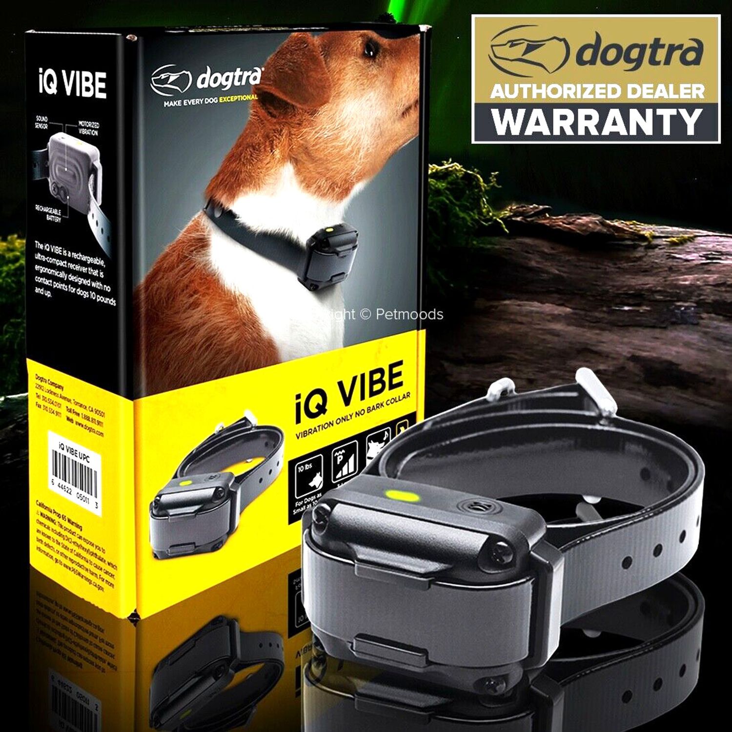 Dogtra iQ Vibe Vibration Only No Bark Dog Collar Rechargeable Waterproof