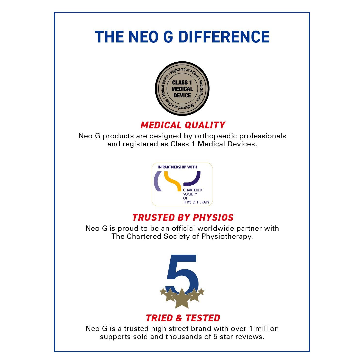 Neo-G Calf Brace for Shin Splints, Lower Leg Pain Relief - Calf Brace for Torn Calf Muscle, Running, Sports, Recovery - Adjustable Calf Support - Class 1 Medical Device