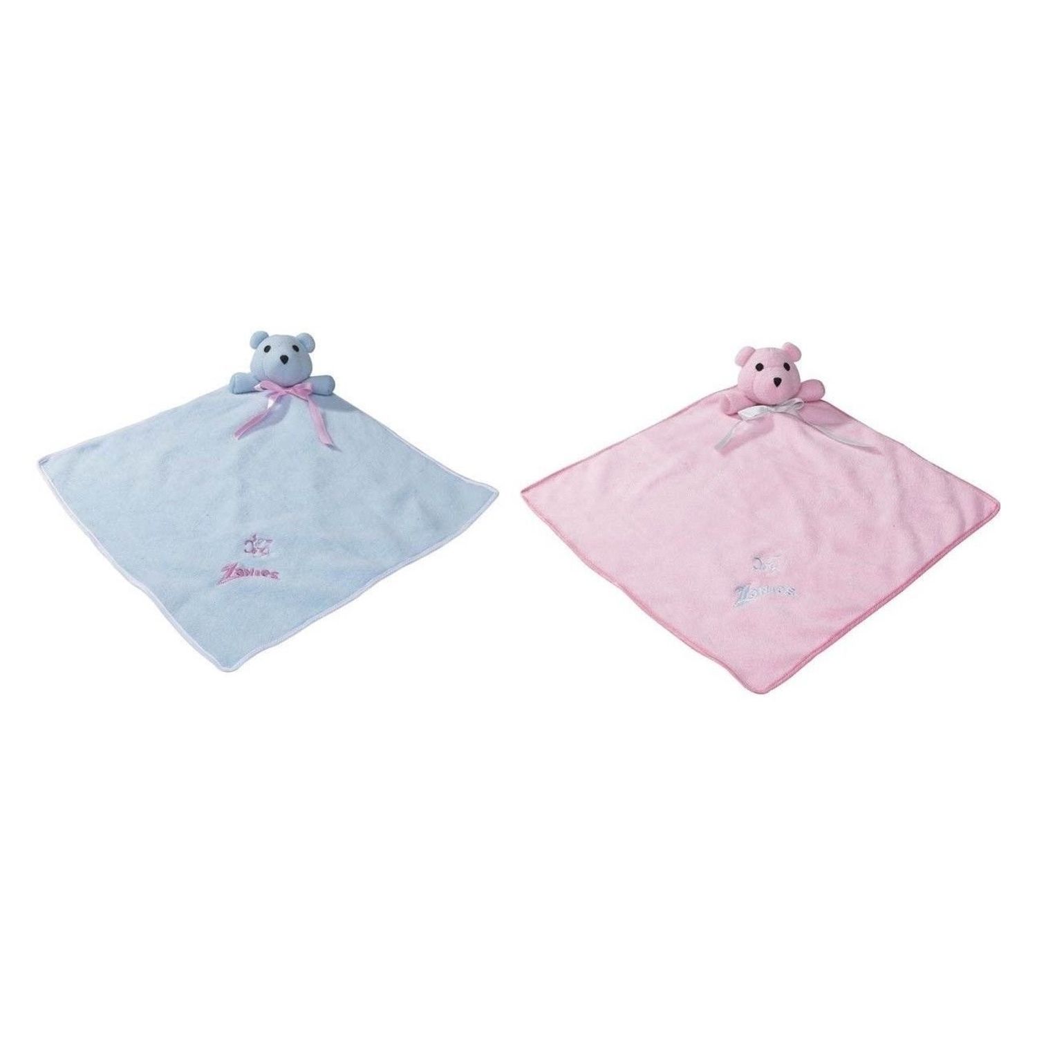 Snuggle Bear Blankets Toys for Dogs - Cute Soft Bear Blanket Dog Toy - Squeaks !(Princess Pink)